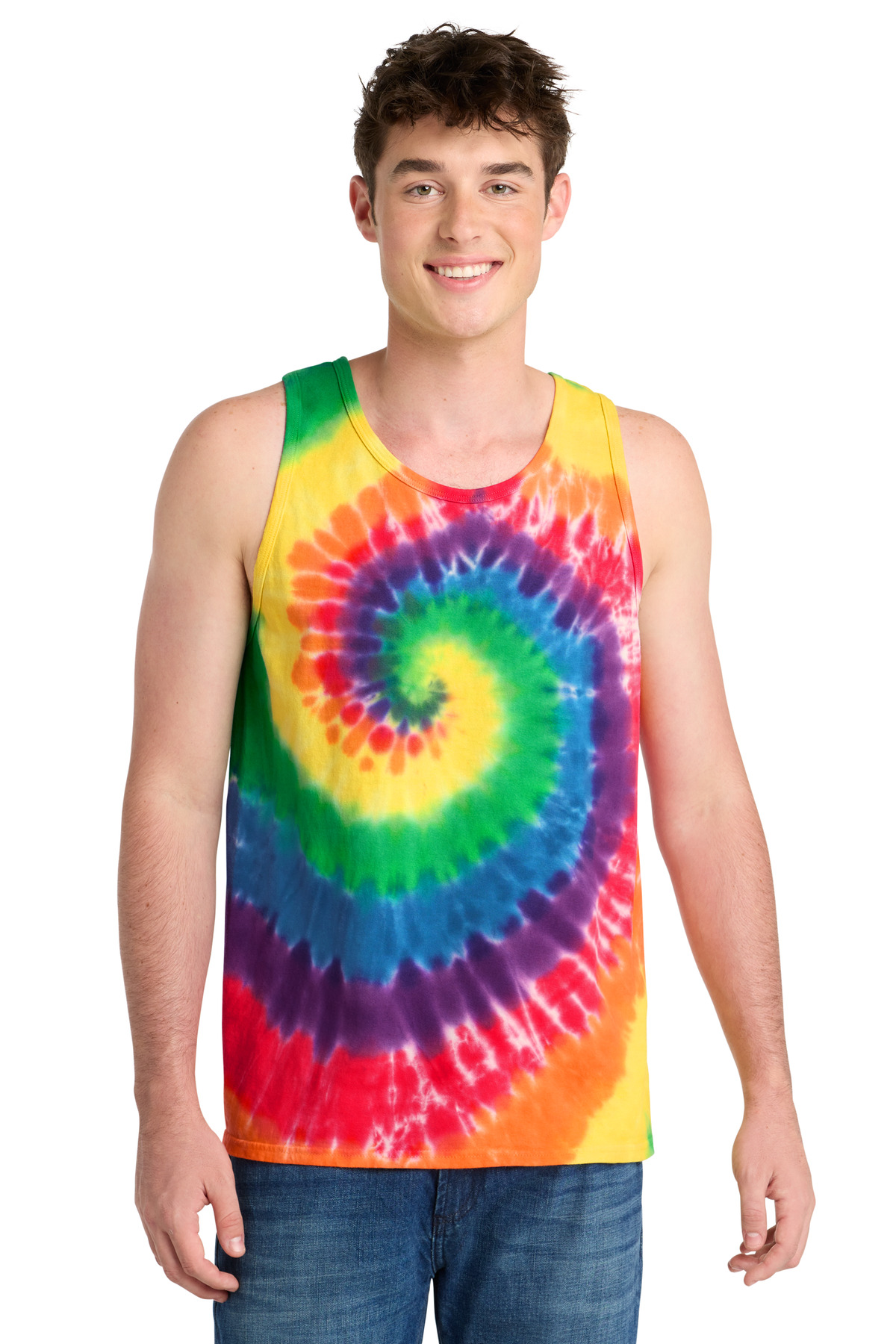 Port & Co Tie-Dye Tank Top. PC147TT