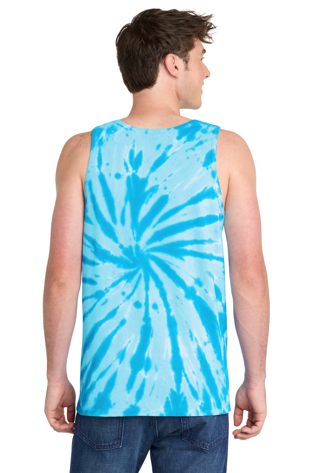 Port & Co Tie-Dye Tank Top. PC147TT