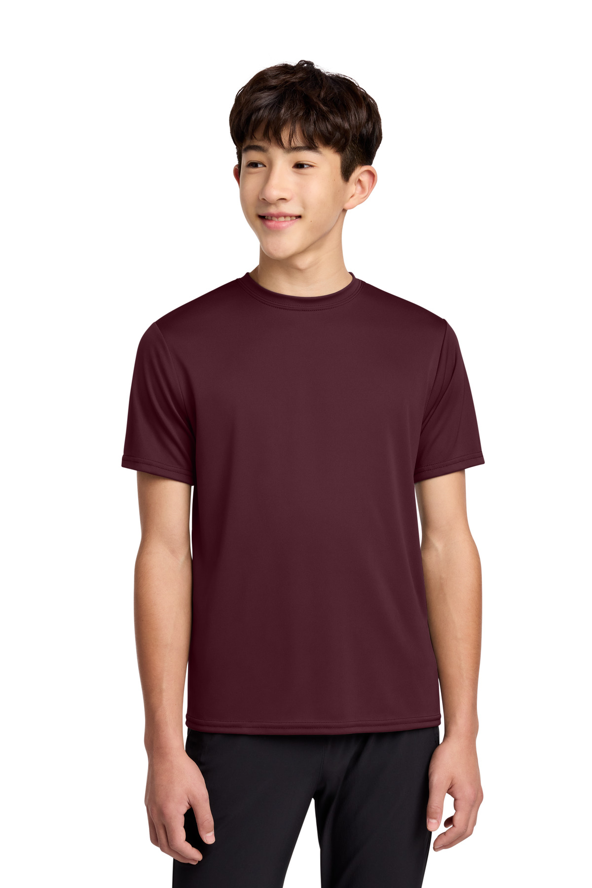 Port & Co ™ Youth Performance Tee. PC380Y - Athletic Maroon