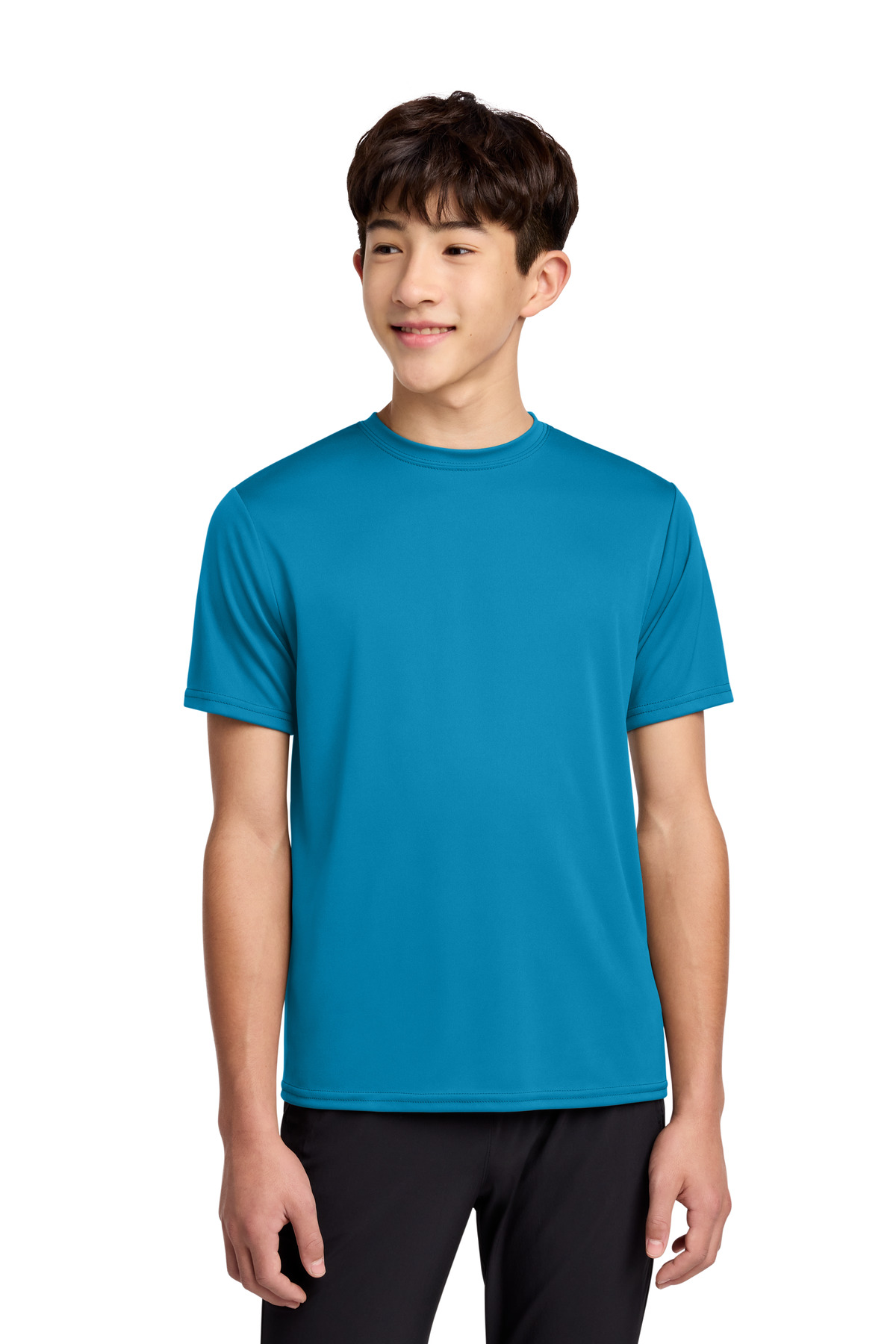 Port & Co ™ Youth Performance Tee. PC380Y - Neon Blue
