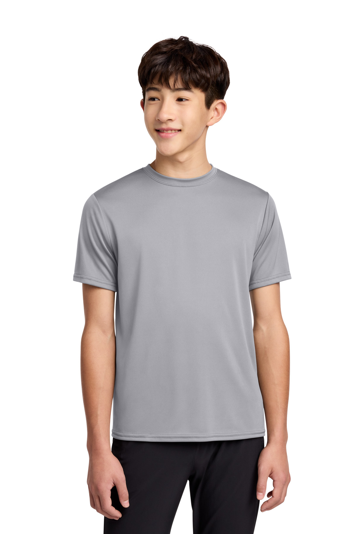 Port & Co ™ Youth Performance Tee. PC380Y - Silver
