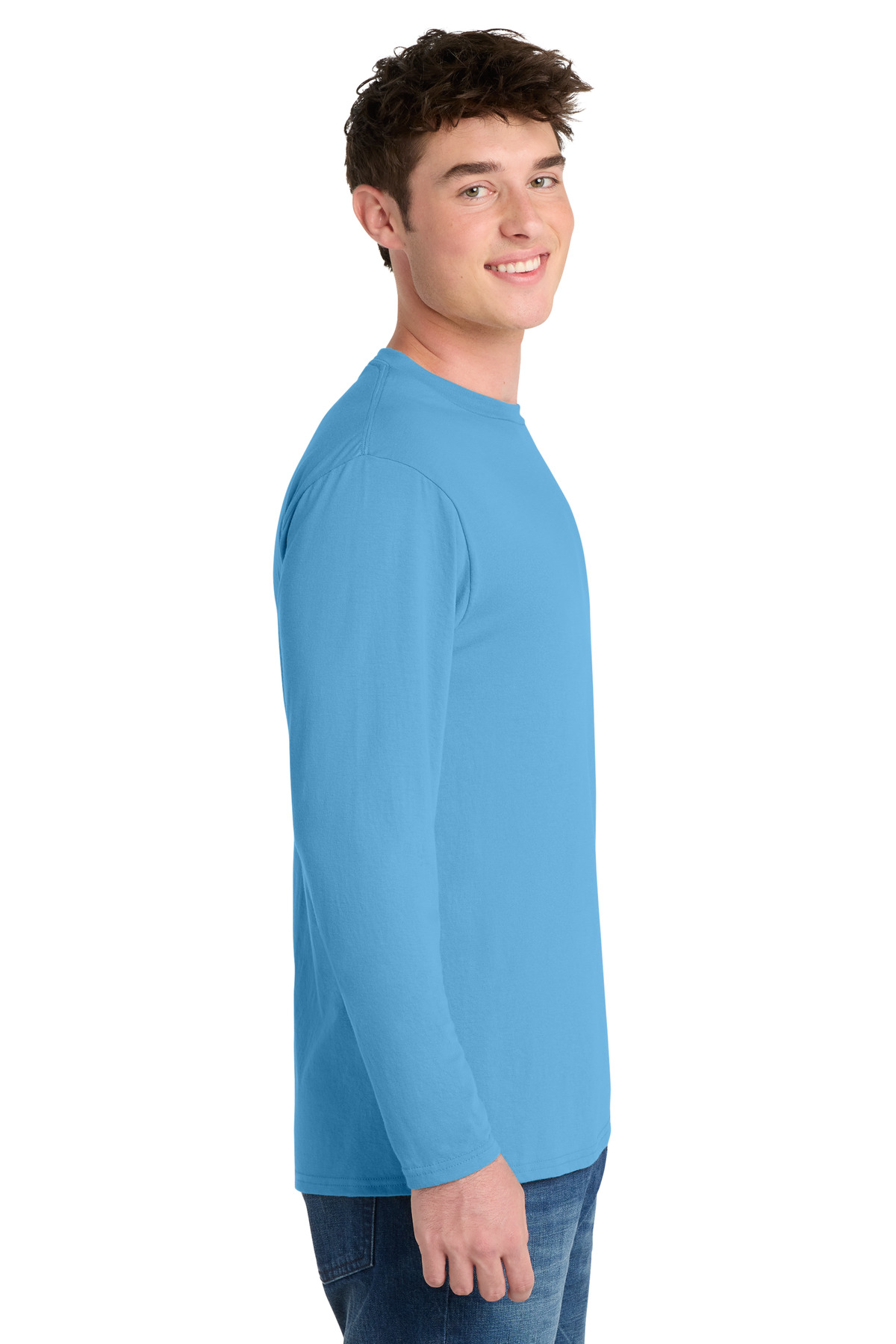 Port & Co Long Sleeve Performance Blend Tee. PC381LS