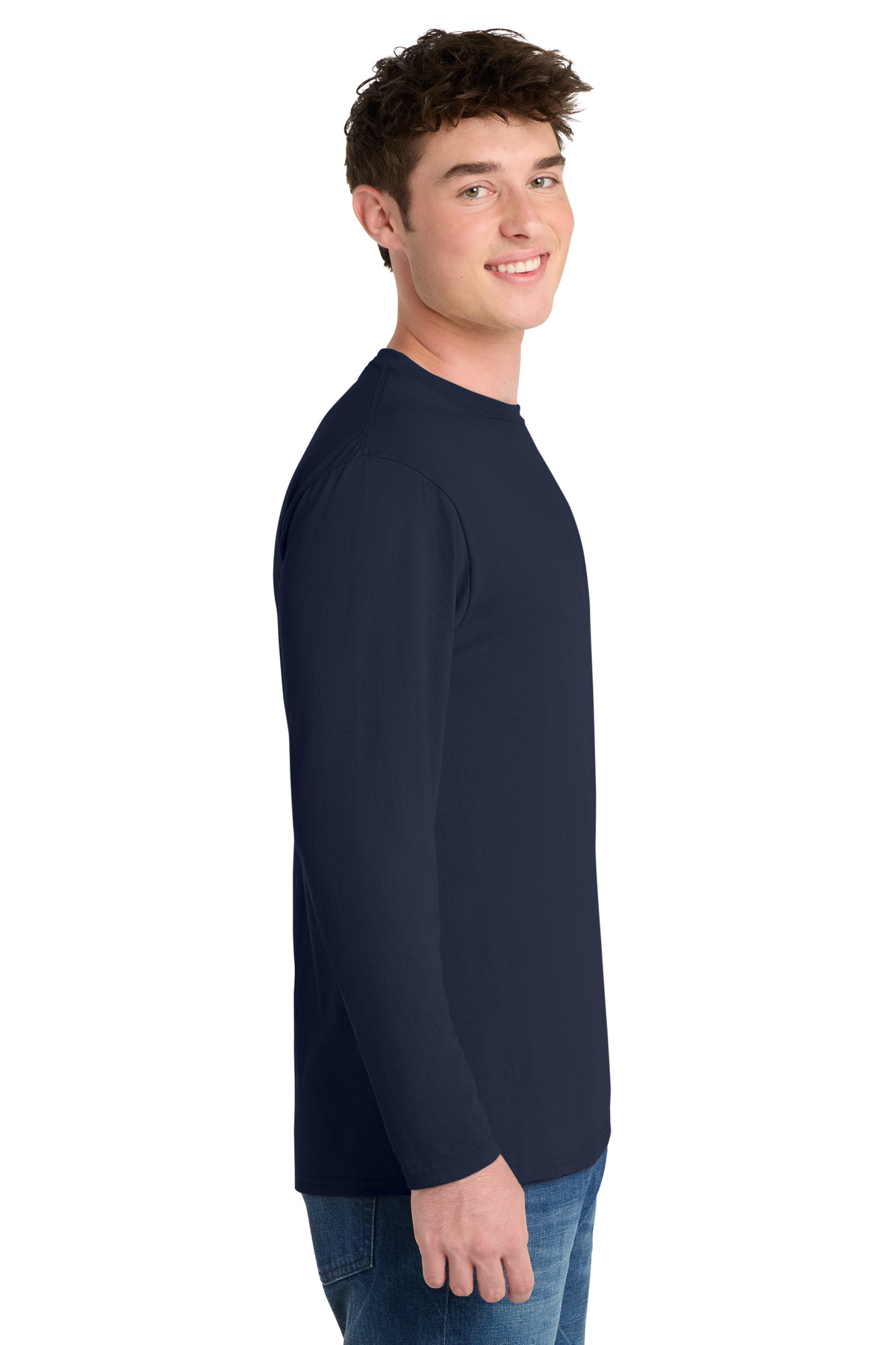 Port & Co Long Sleeve Performance Blend Tee. PC381LS