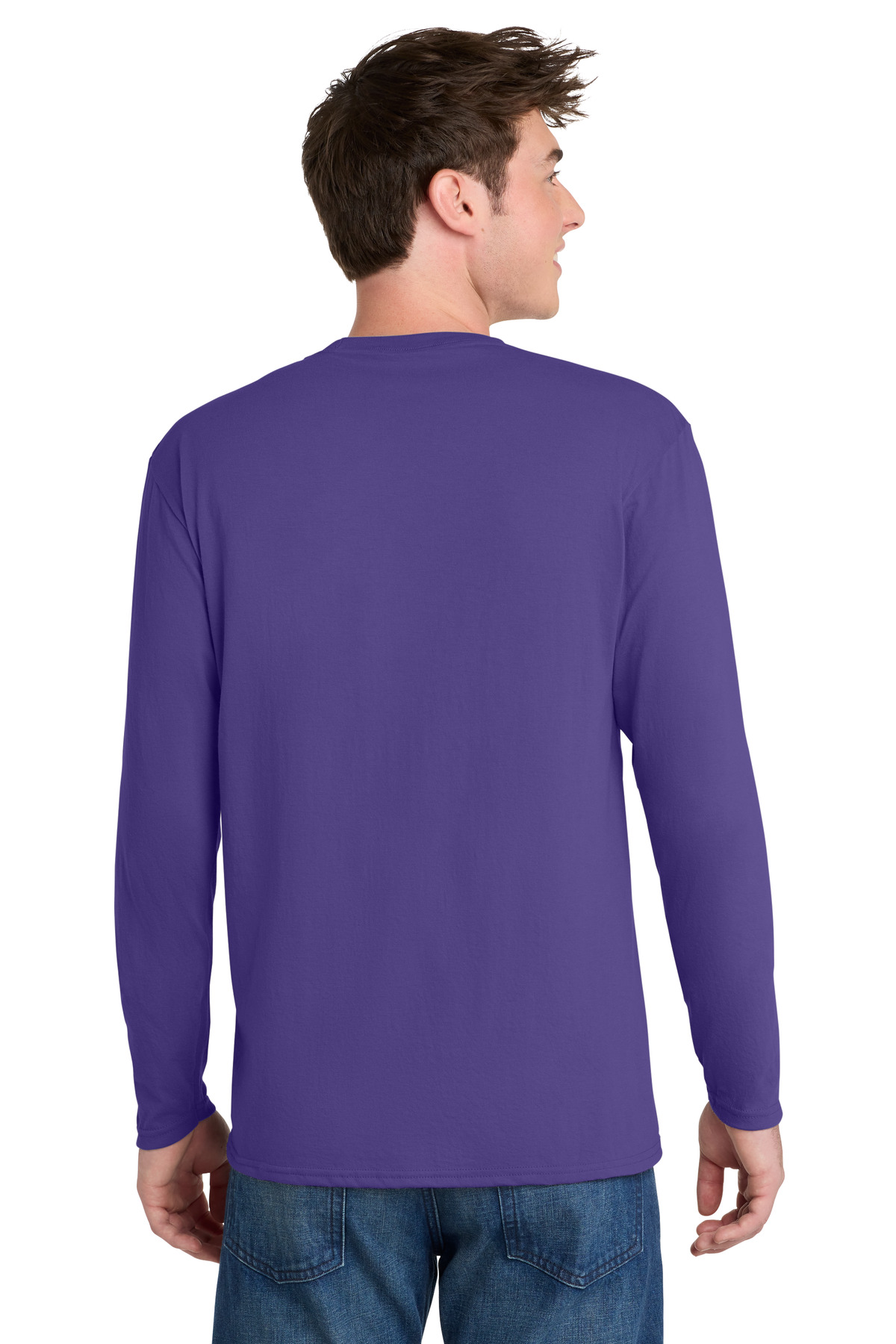 Port & Co Long Sleeve Performance Blend Tee. PC381LS