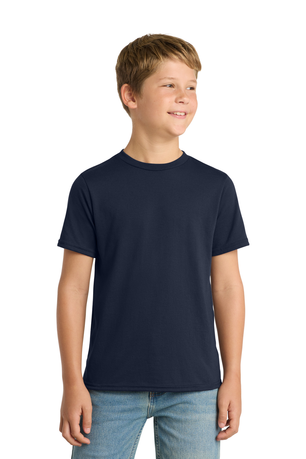 Port & Co ™ Youth Performance Blend Tee. PC381Y - Deep Navy