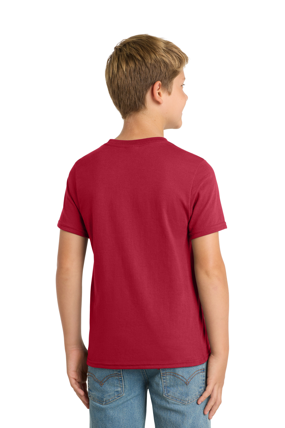 Port & Co Youth Performance Blend Tee. PC381Y