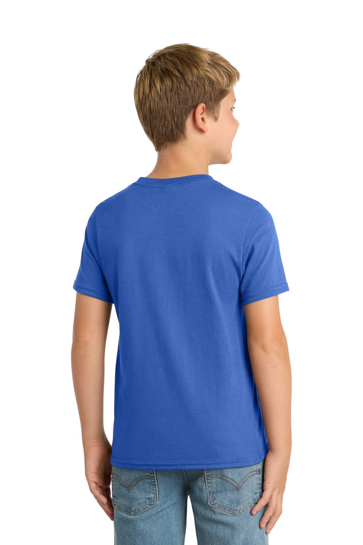 Port & Co Youth Performance Blend Tee. PC381Y