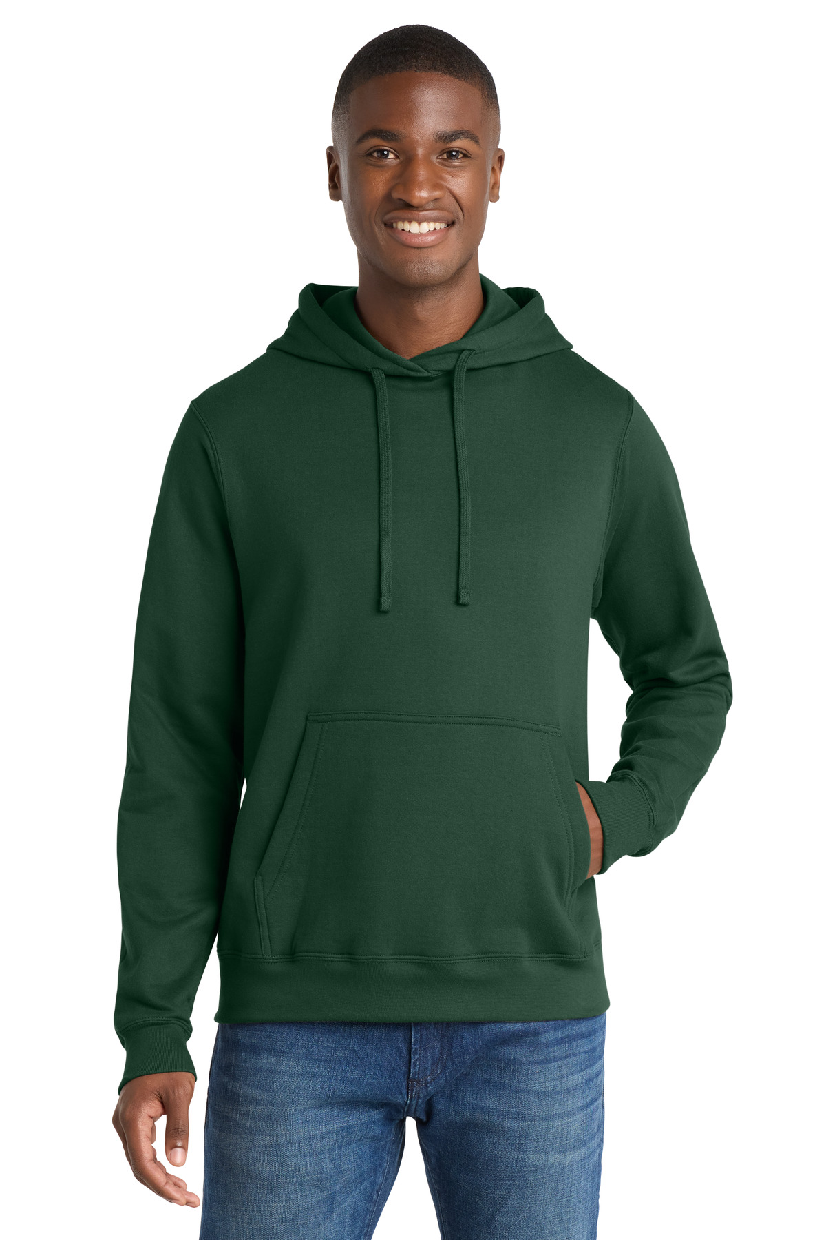 Port & Co PC850H swatch in Forest Green