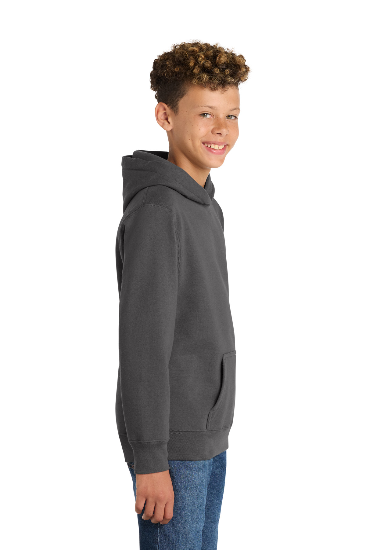 Port & Co Youth Fan Favorite Fleece Pullover Hooded Sweatshirt. PC850YH