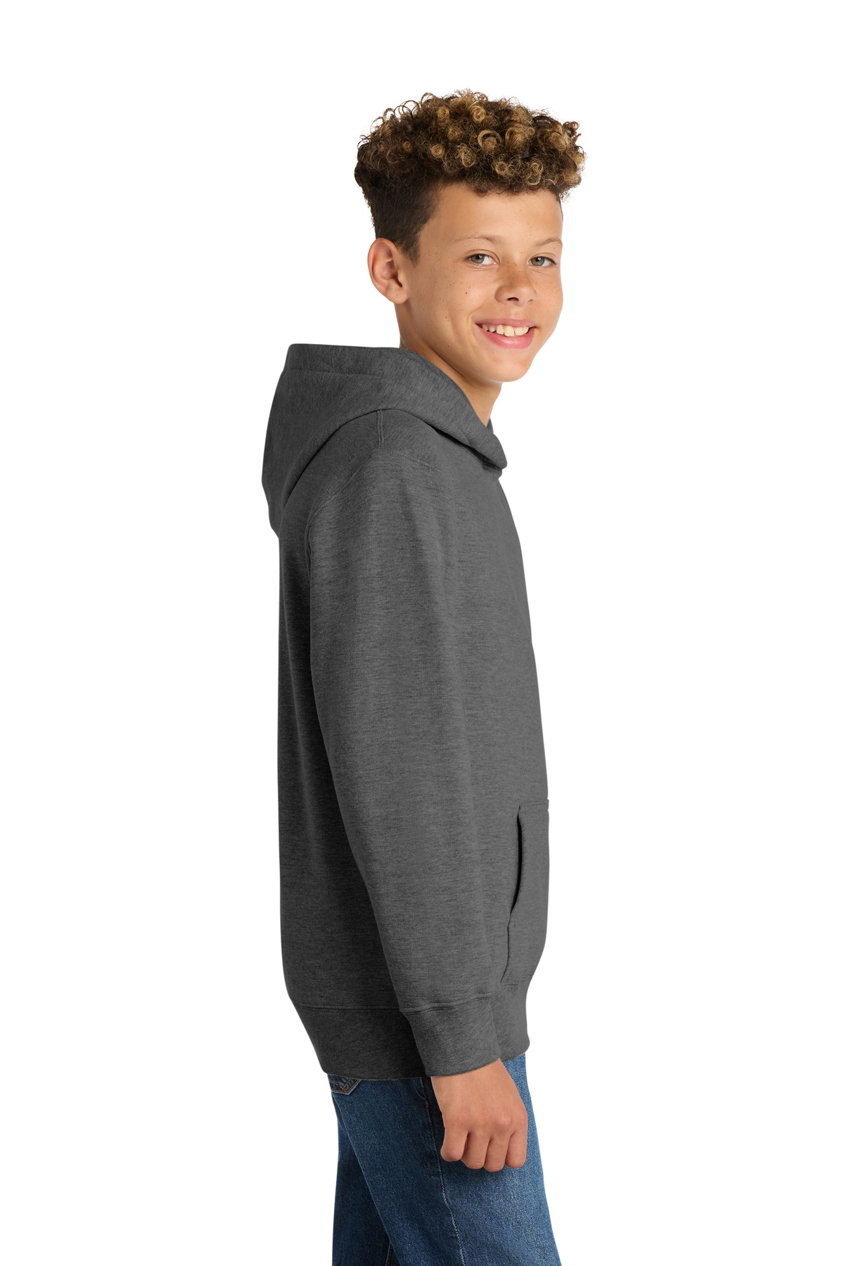 Port & Co Youth Fan Favorite Fleece Pullover Hooded Sweatshirt. PC850YH