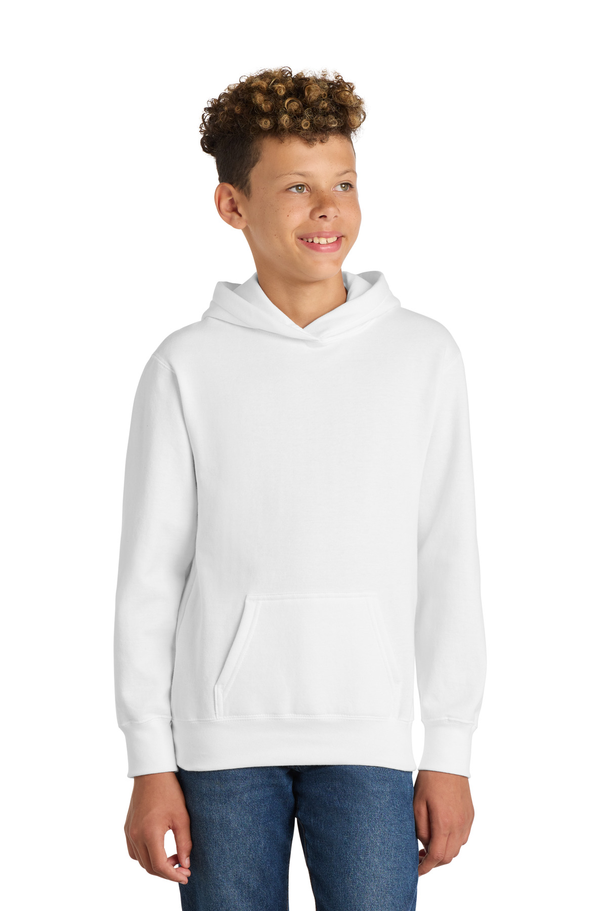 Port & Co Youth Fan Favorite Fleece Pullover Hooded Sweatshirt-Port & Company