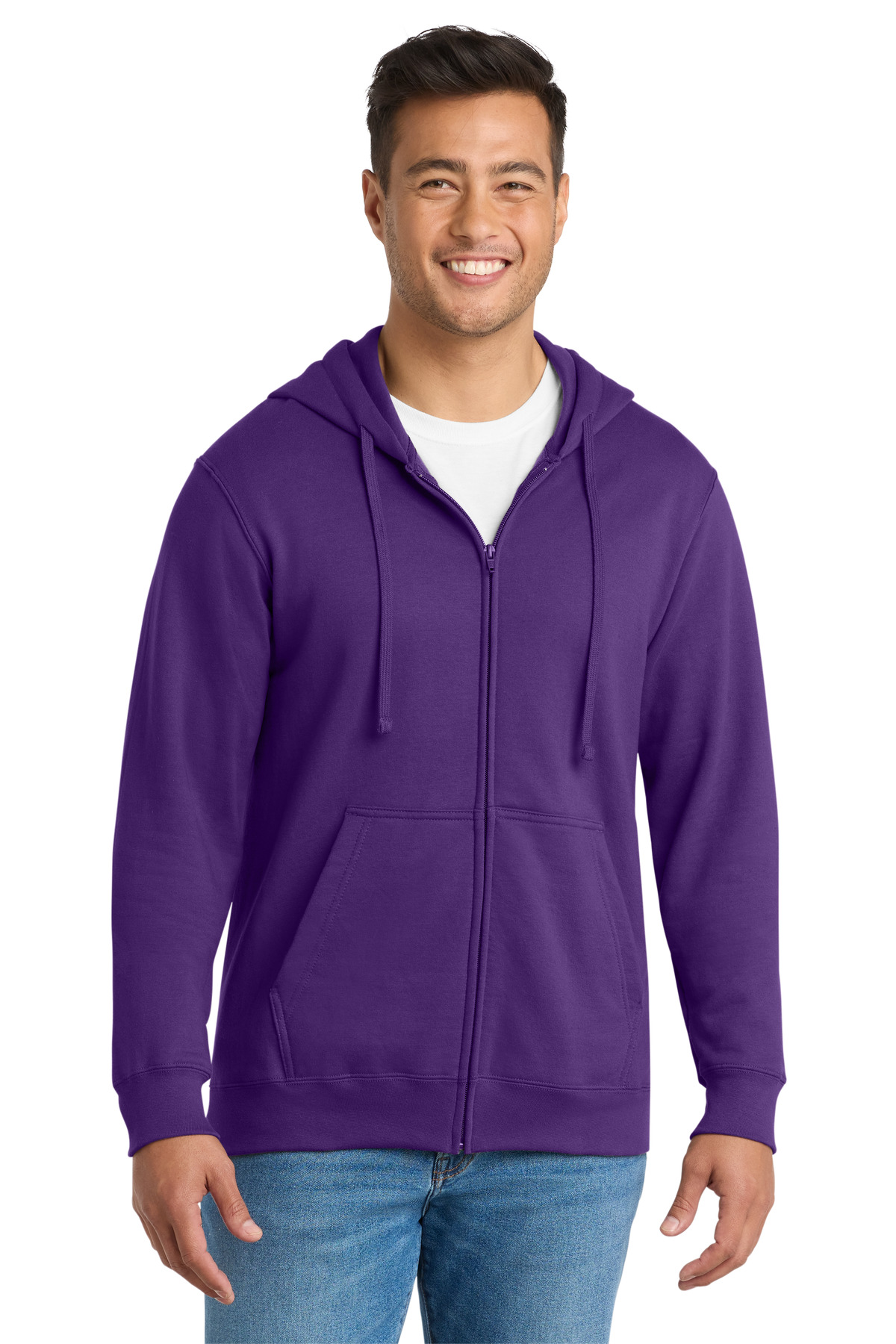 Port & Co PC850ZH swatch in Team Purple