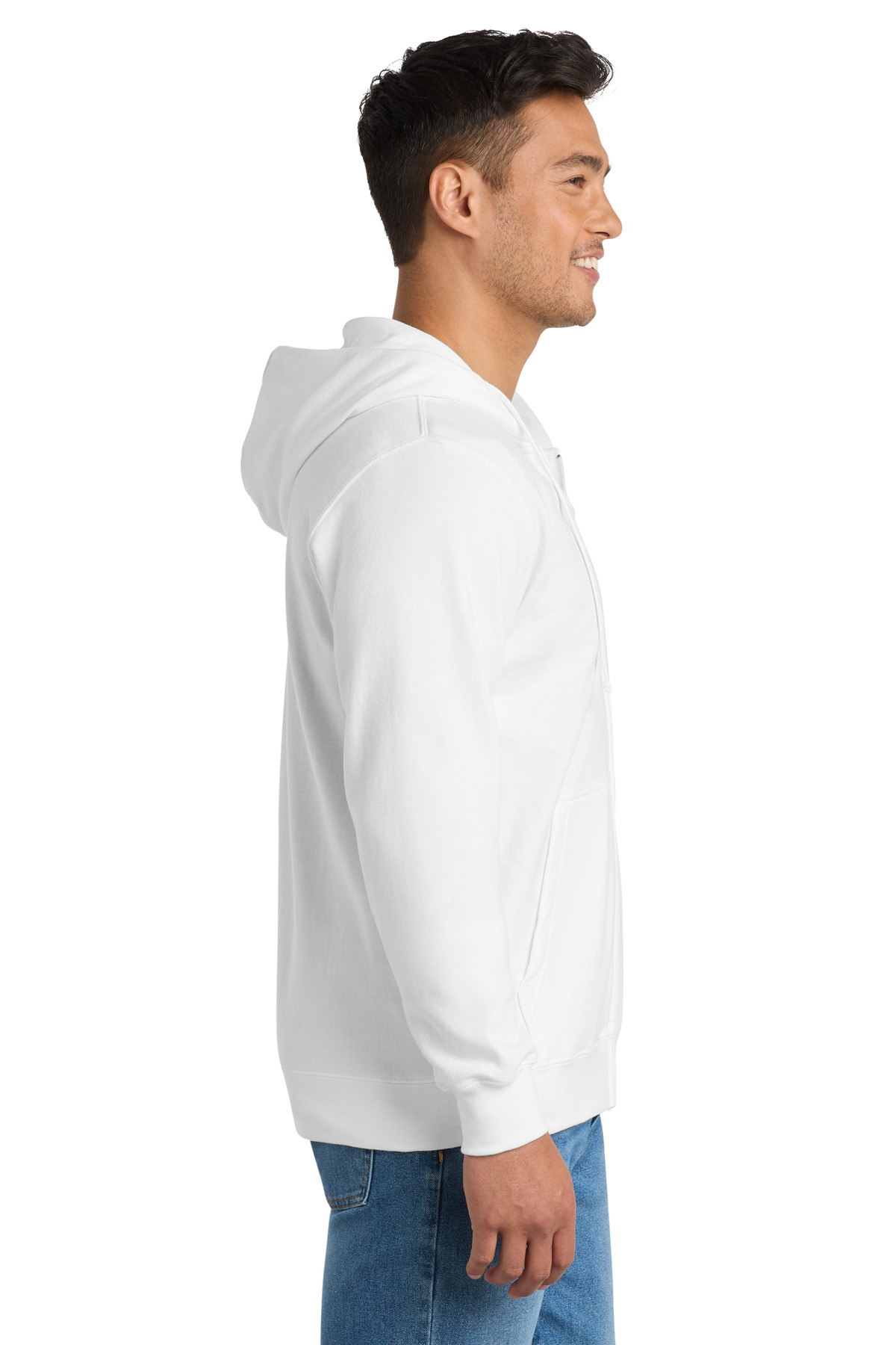 Port & Co Fan Favorite Fleece Full-Zip Hooded Sweatshirt. PC850ZH