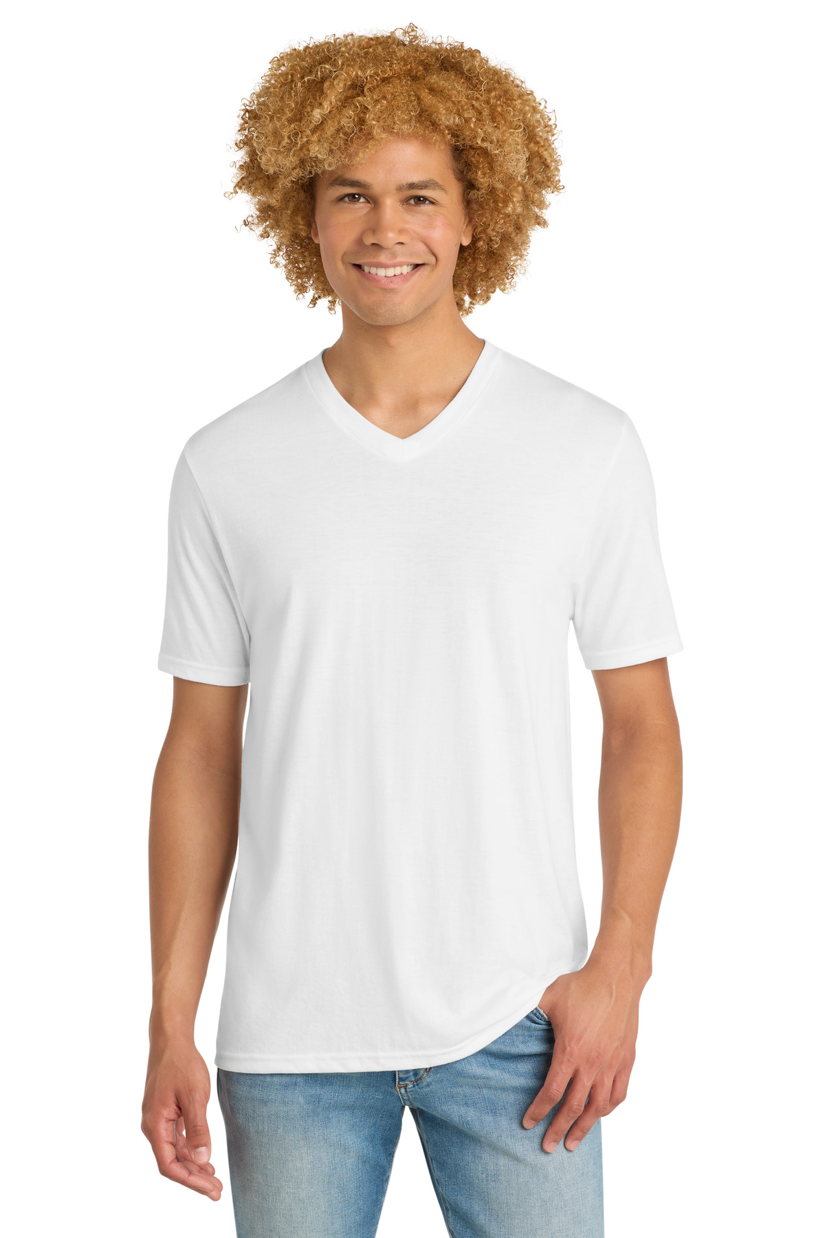 District Perfect Tri V-Neck Tee-District