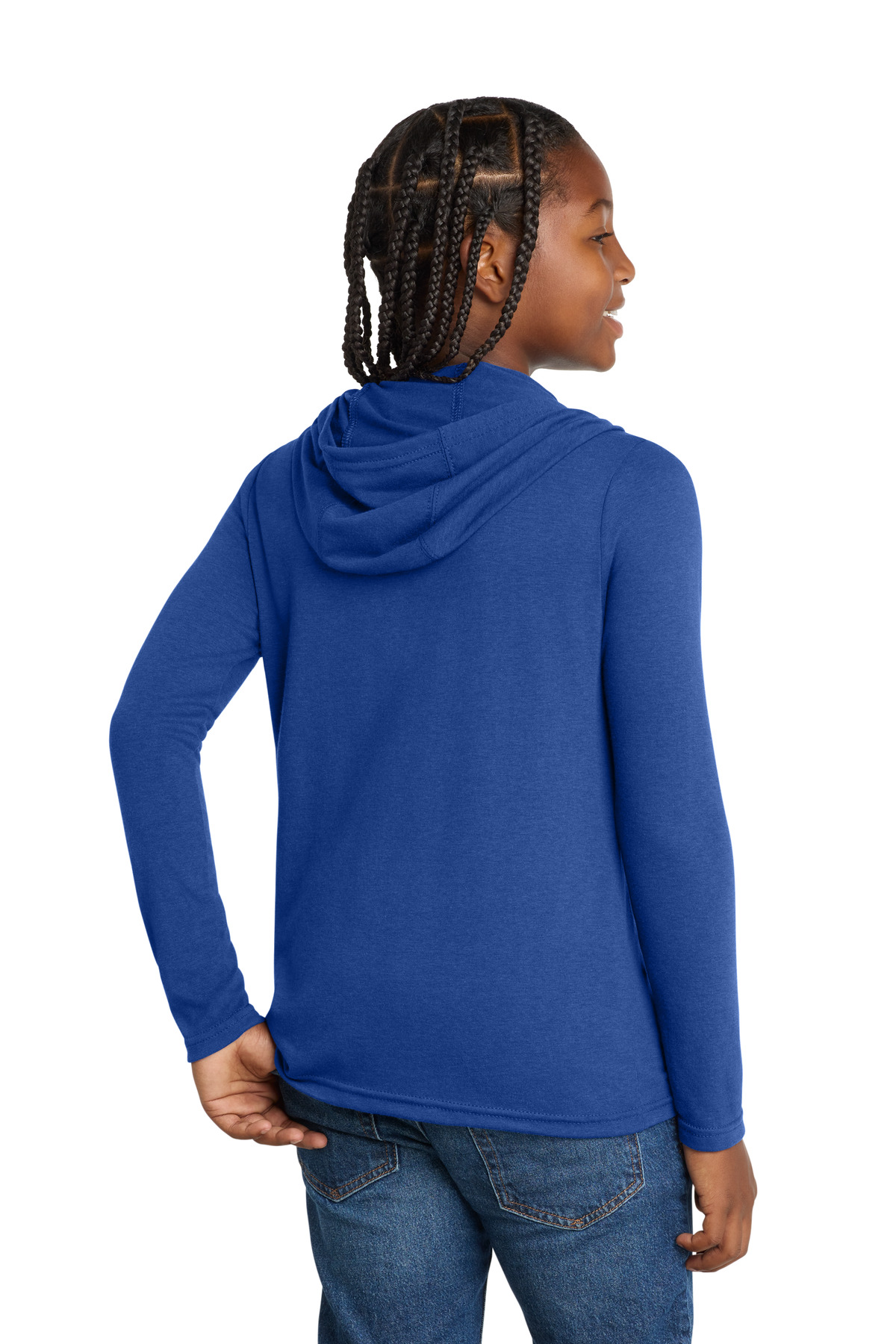 District Youth Perfect Tri Long Sleeve Hoodie DT139Y