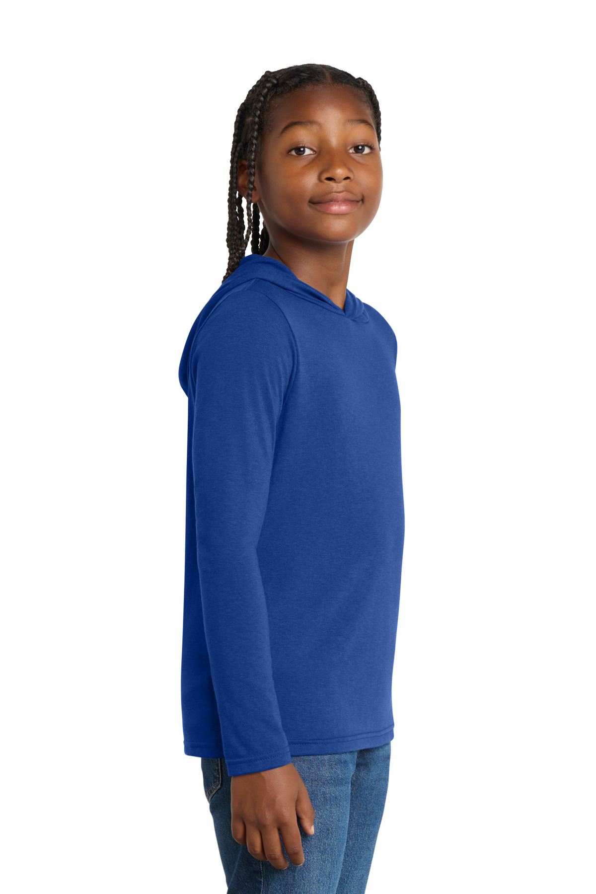 District Youth Perfect Tri Long Sleeve Hoodie DT139Y