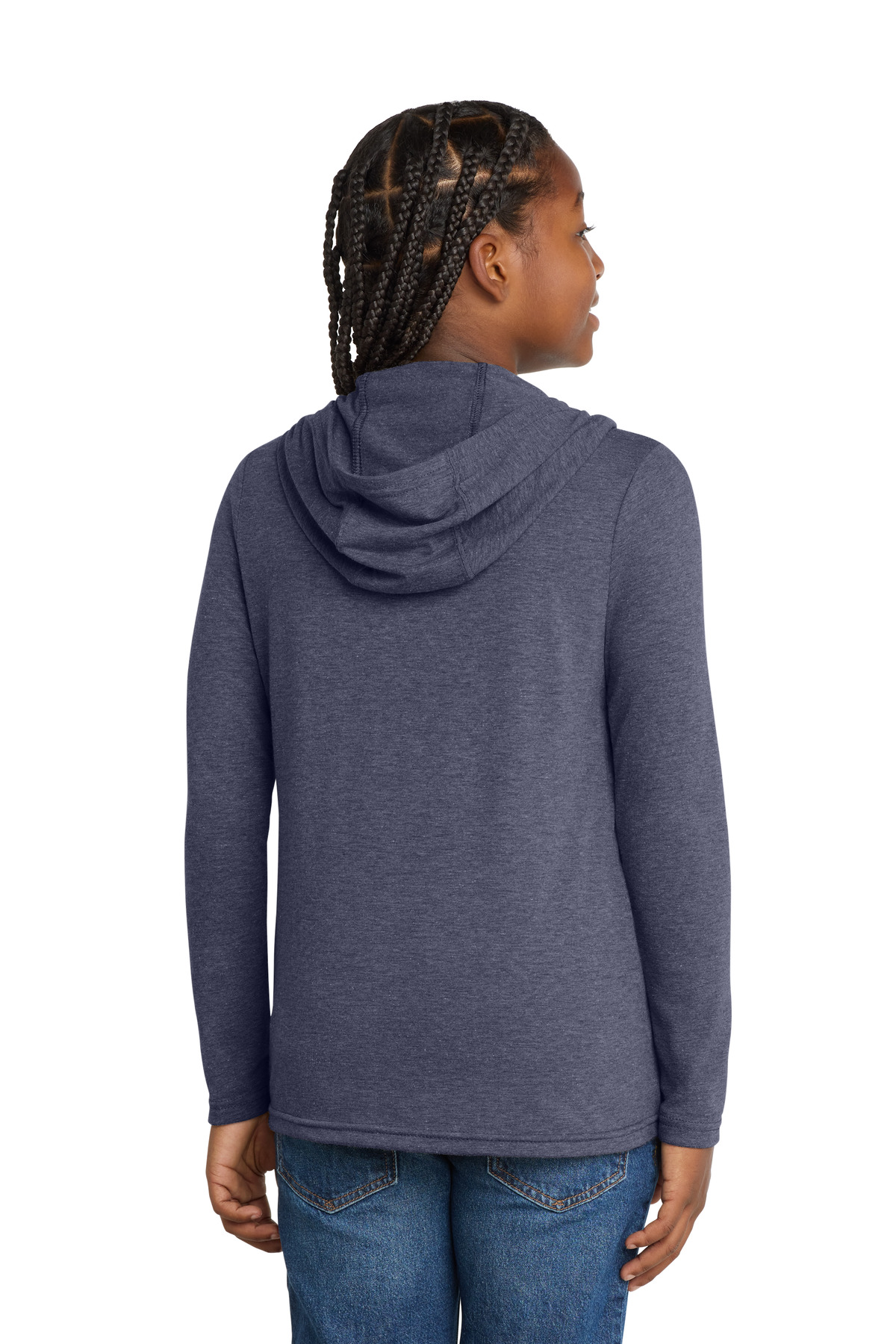 District Youth Perfect Tri Long Sleeve Hoodie DT139Y