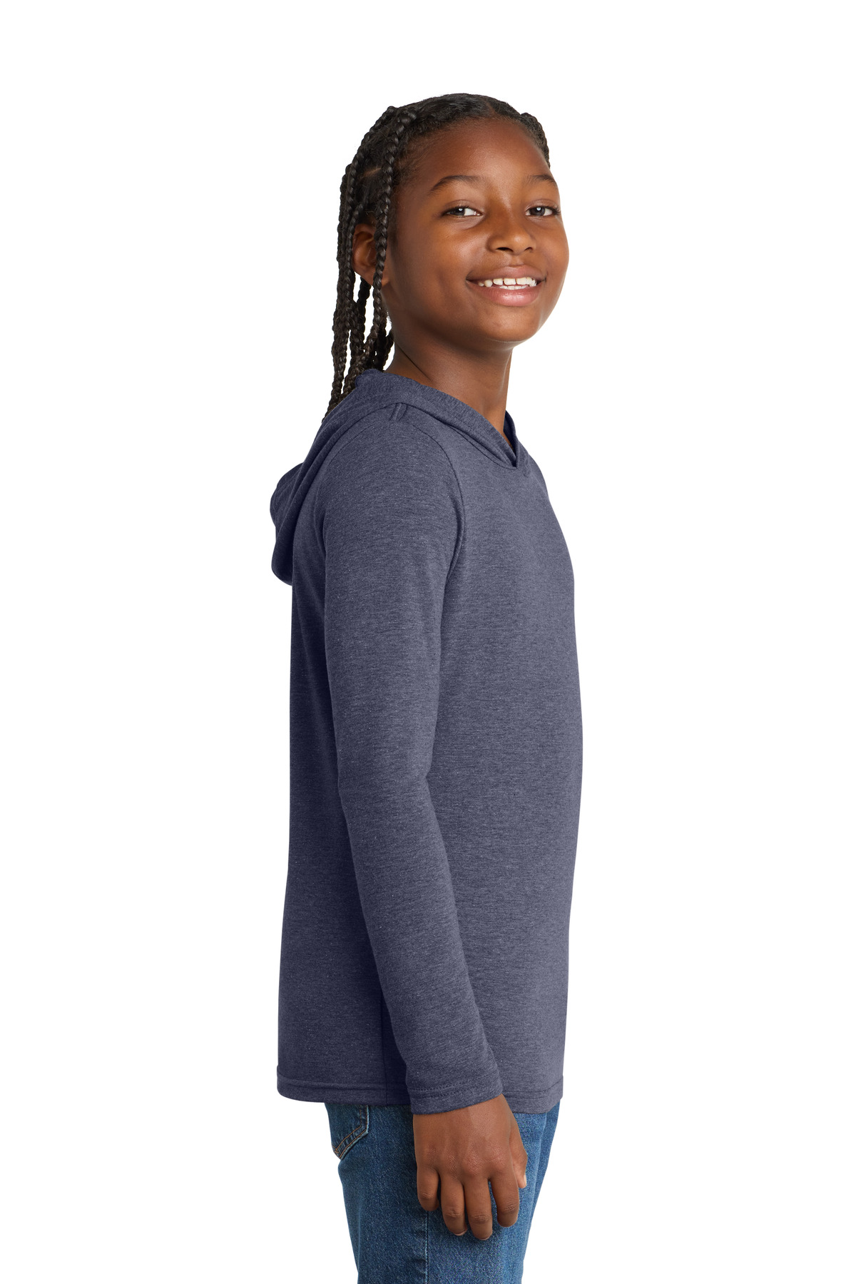 District Youth Perfect Tri Long Sleeve Hoodie DT139Y