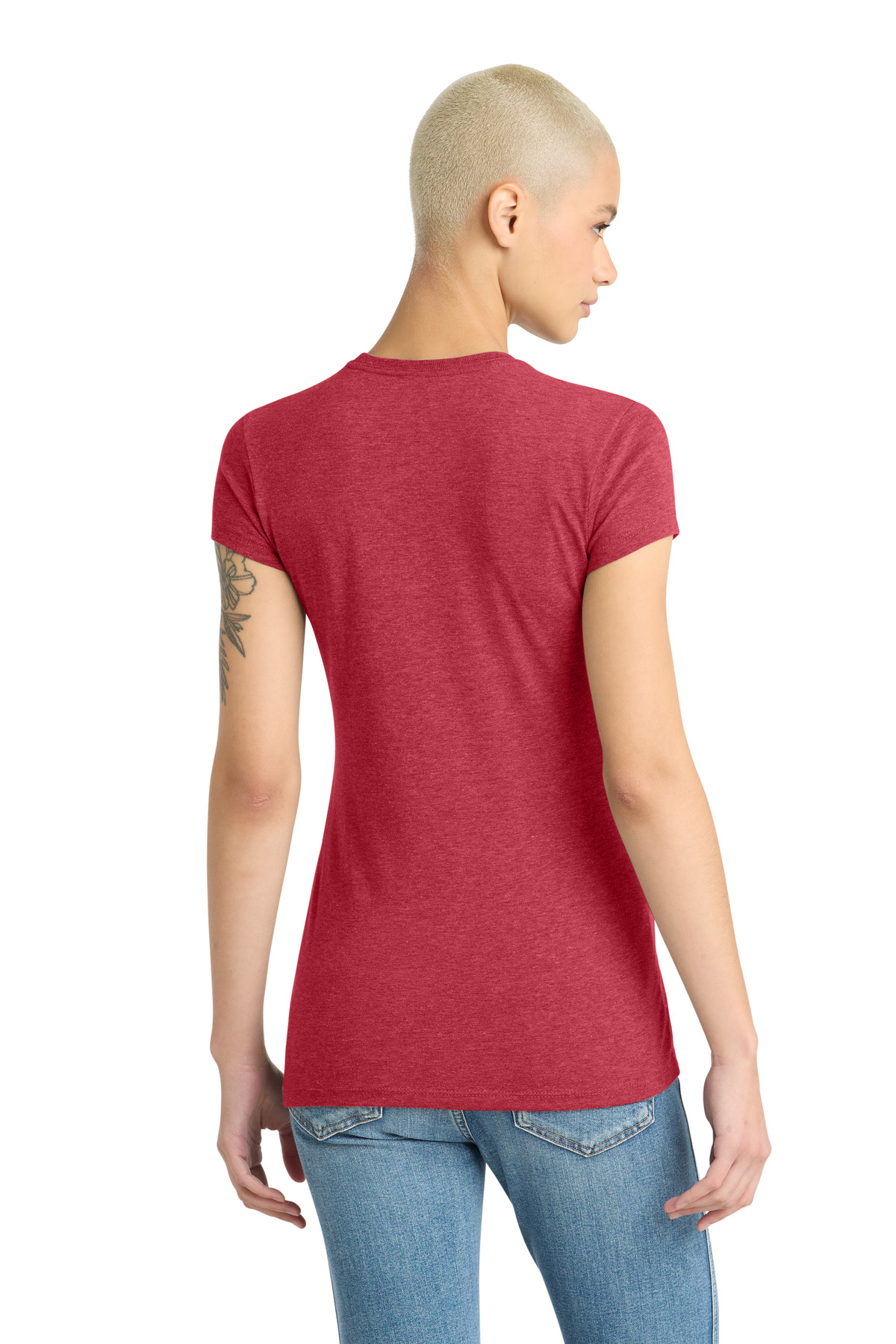 District Women's Fitted Perfect Tri Tee. DT155