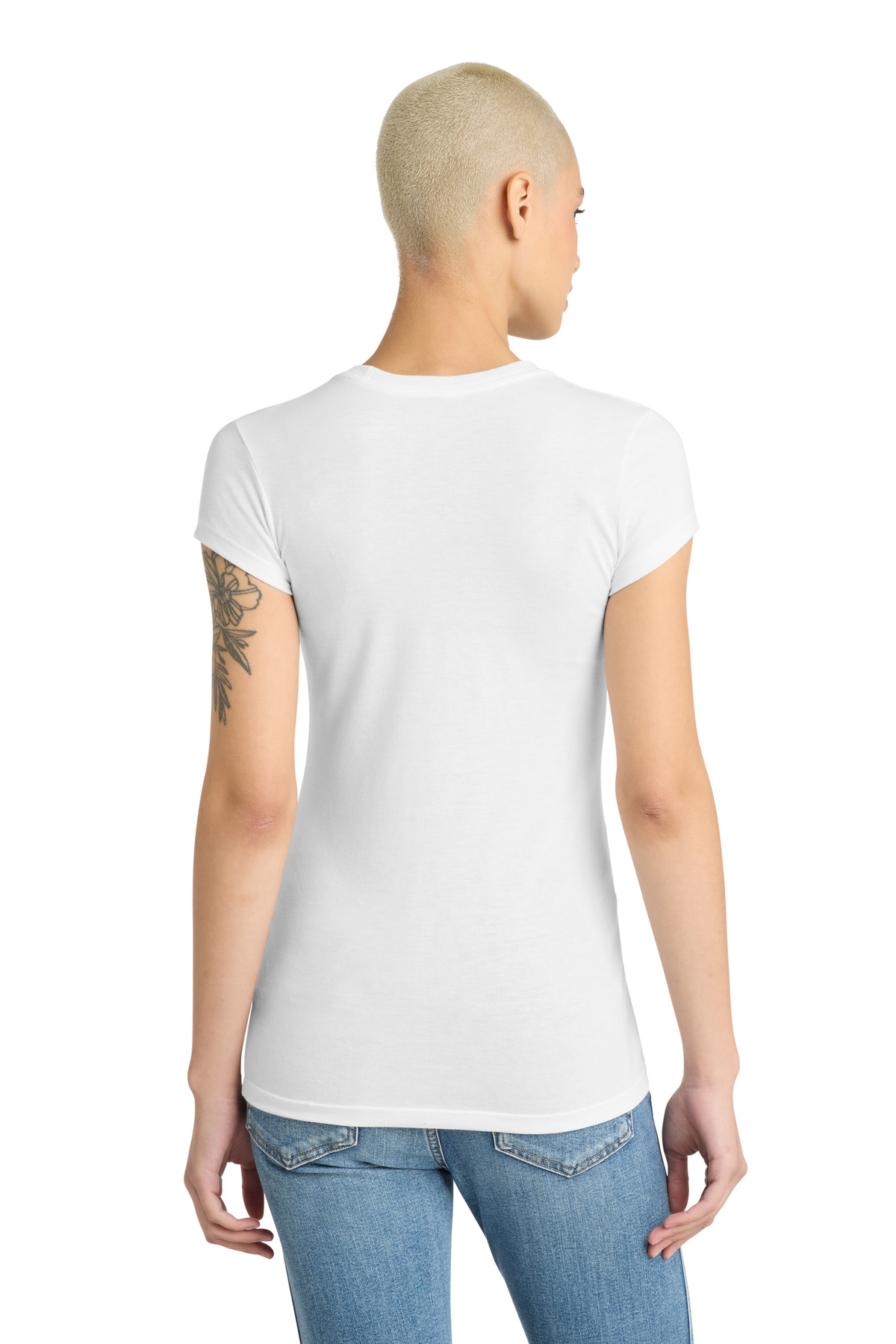 District Women's Fitted Perfect Tri Tee. DT155