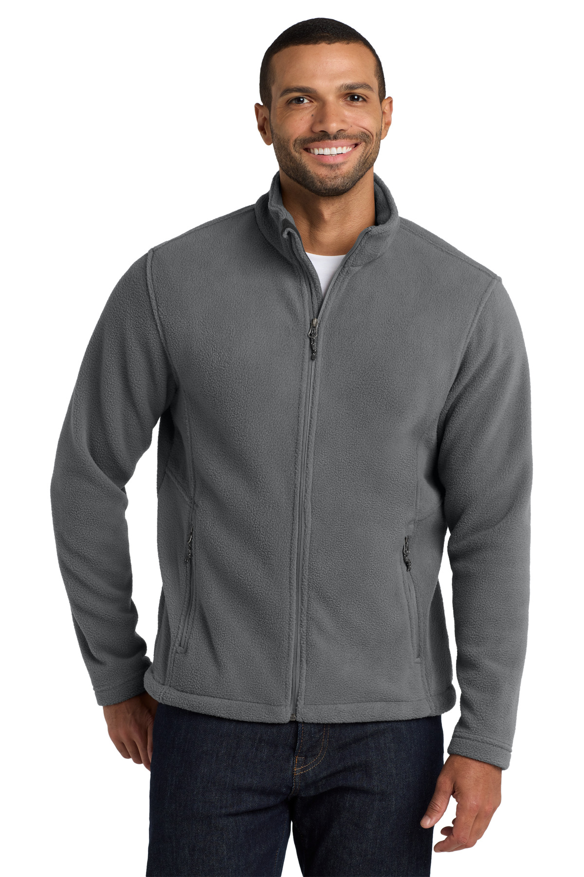 Port Authority Port Authority Value Fleece Jacket. F217 in Deep Smoke