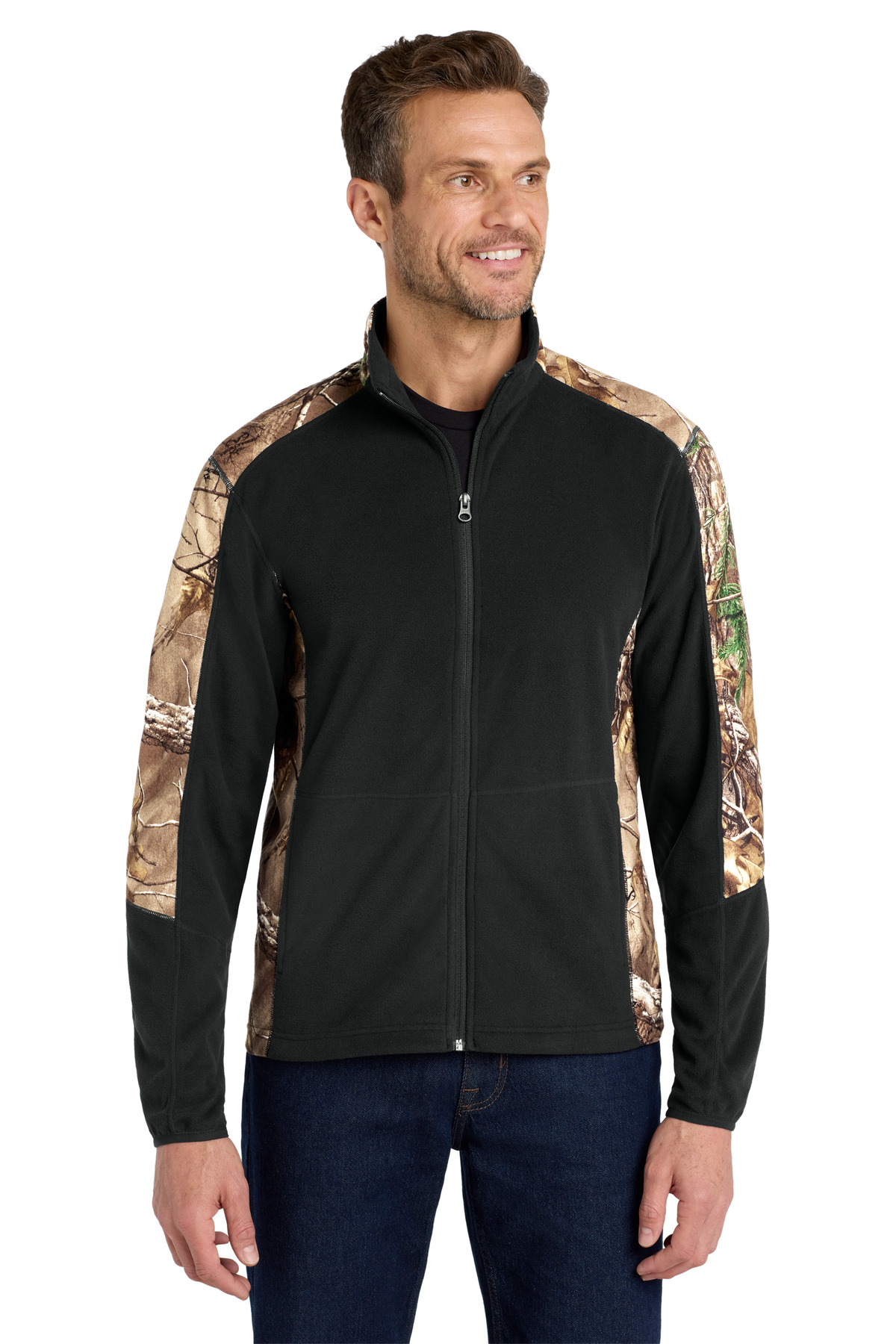  DISCONTINUED  Port Authority ┬«  Camouflage Microfleece Full-Zip Jacket. F230C