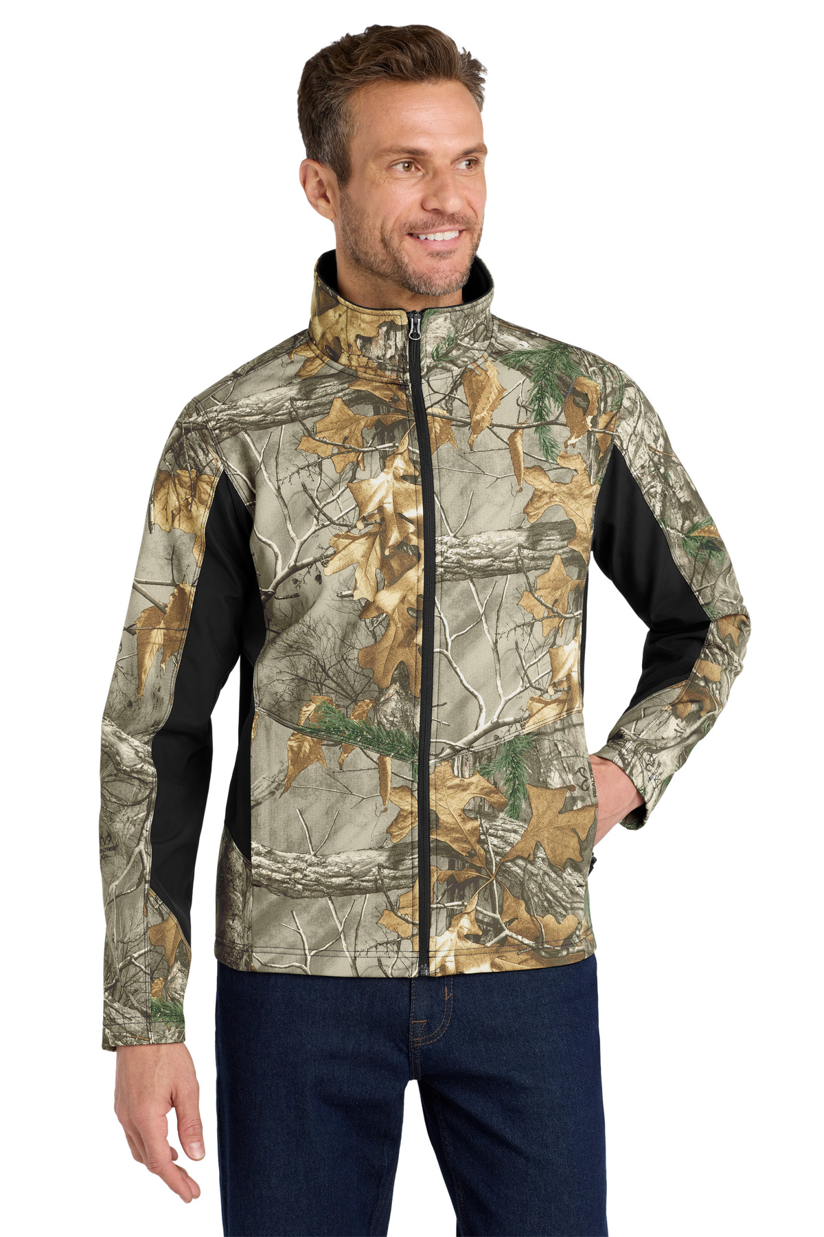  DISCONTINUED  Port Authority ┬«  Camouflage Colorblock Soft Shell. J318C