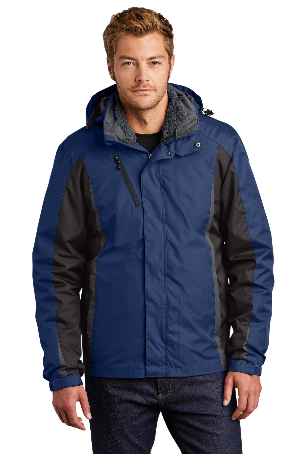Port Authority Hospitality Outerwear ® Colorblock 3-in-1 Jacket.-Port Authority