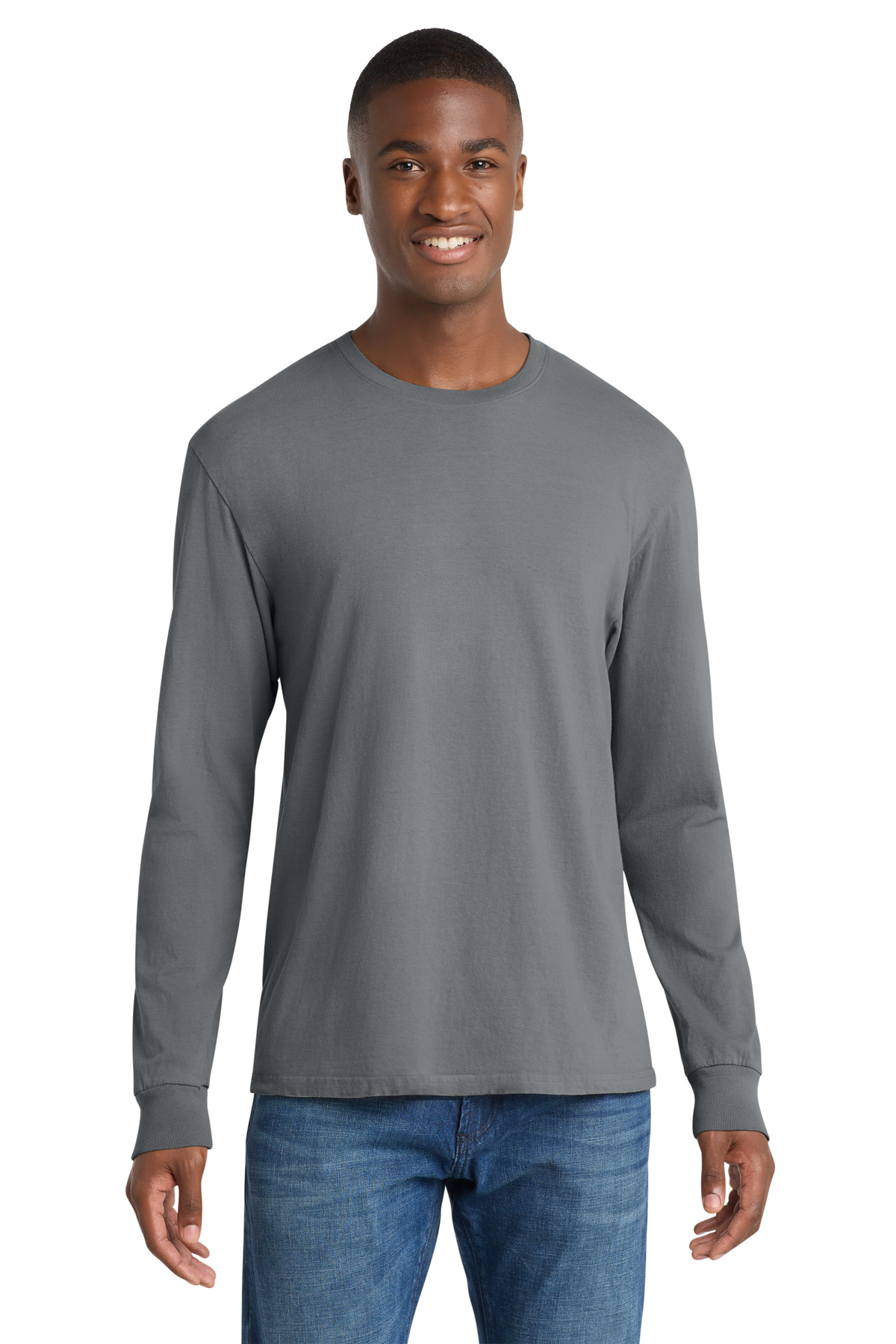 Port & Co Beach Wash Garment-Dyed Long Sleeve Tee PC099LS