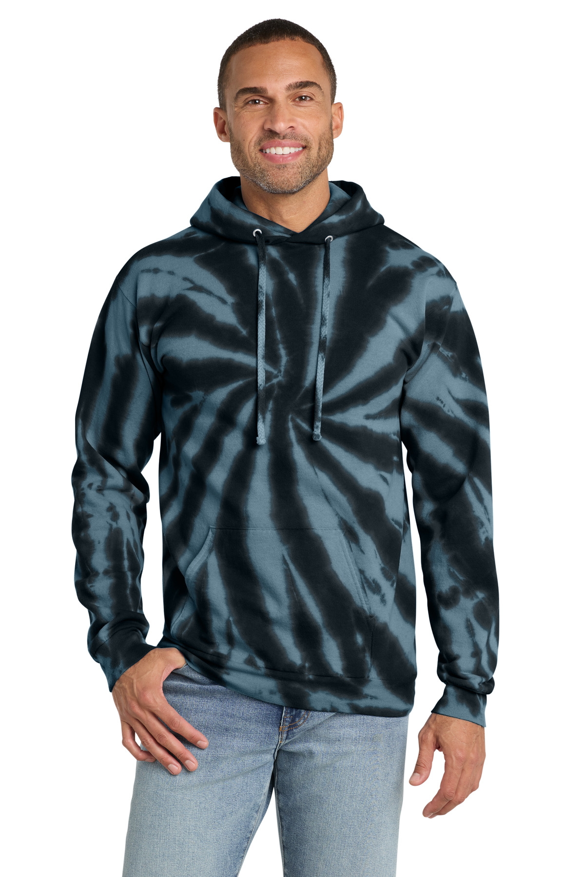 Port & Co Tie-Dye Pullover Hooded Sweatshirt-Port &#38; Company