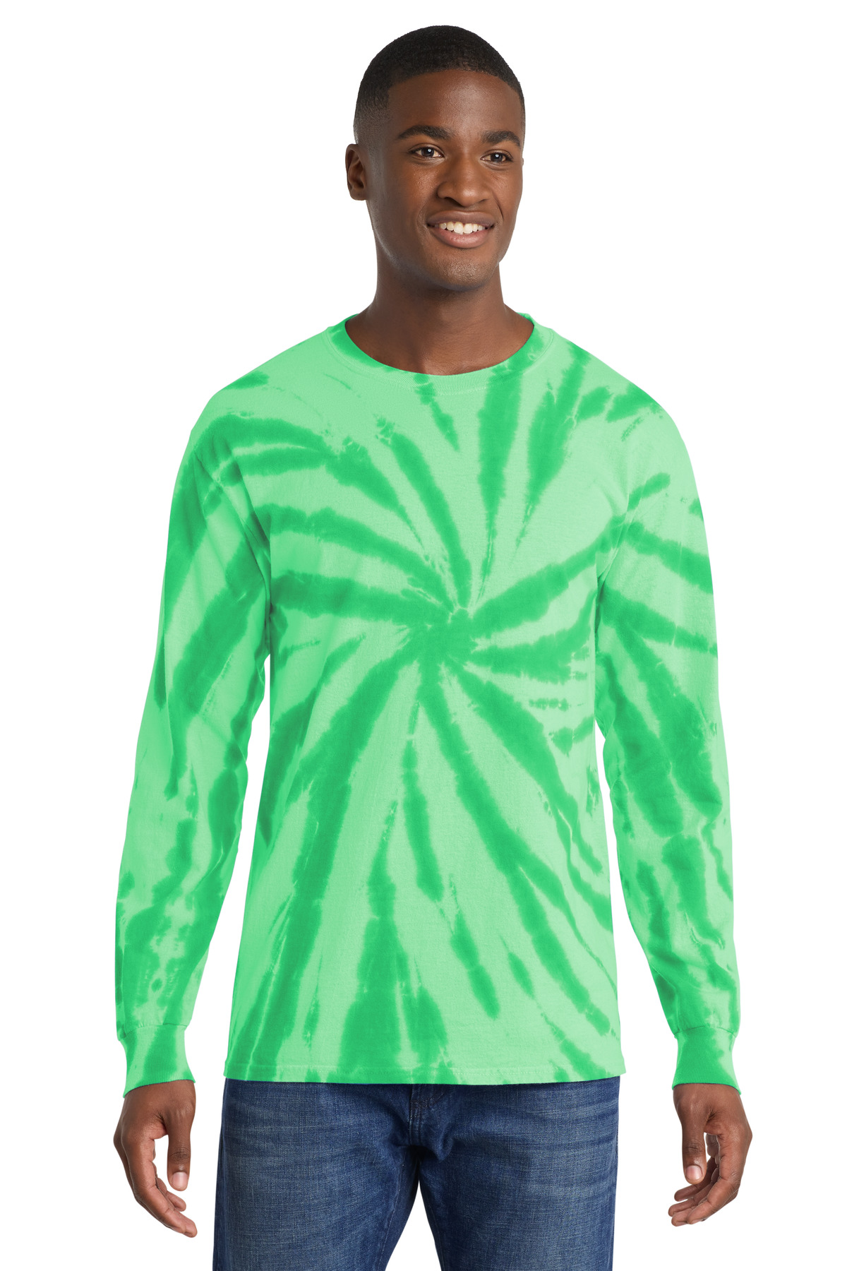 Port &#38; Co Tie&#45;Dye Long Sleeve Tee-Port & Company