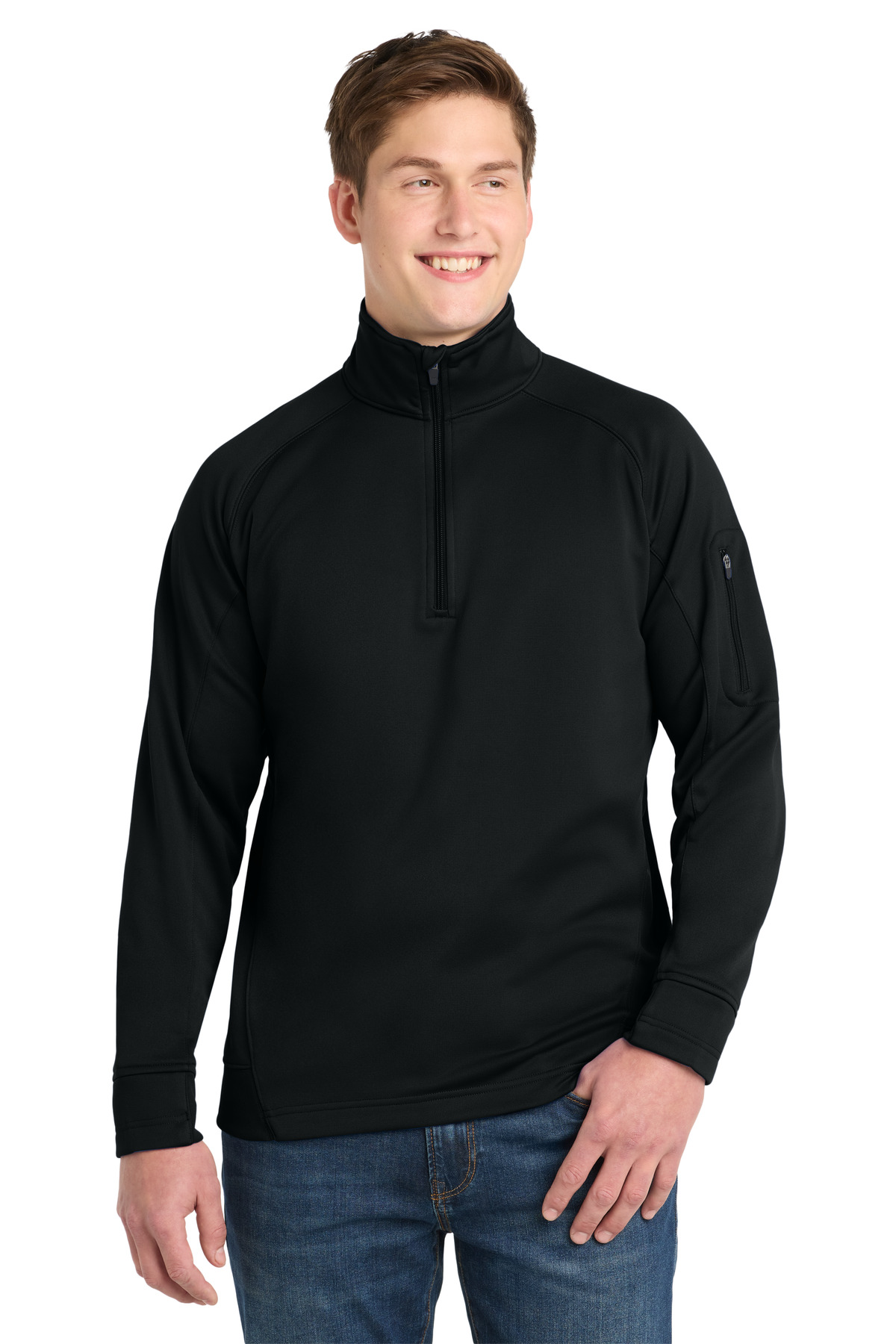 Sport-Tek Hospitality Activewear Sweatshirts & Fleece ® Tech Fleece 1/4-Zip Pullover.-Sport-Tek