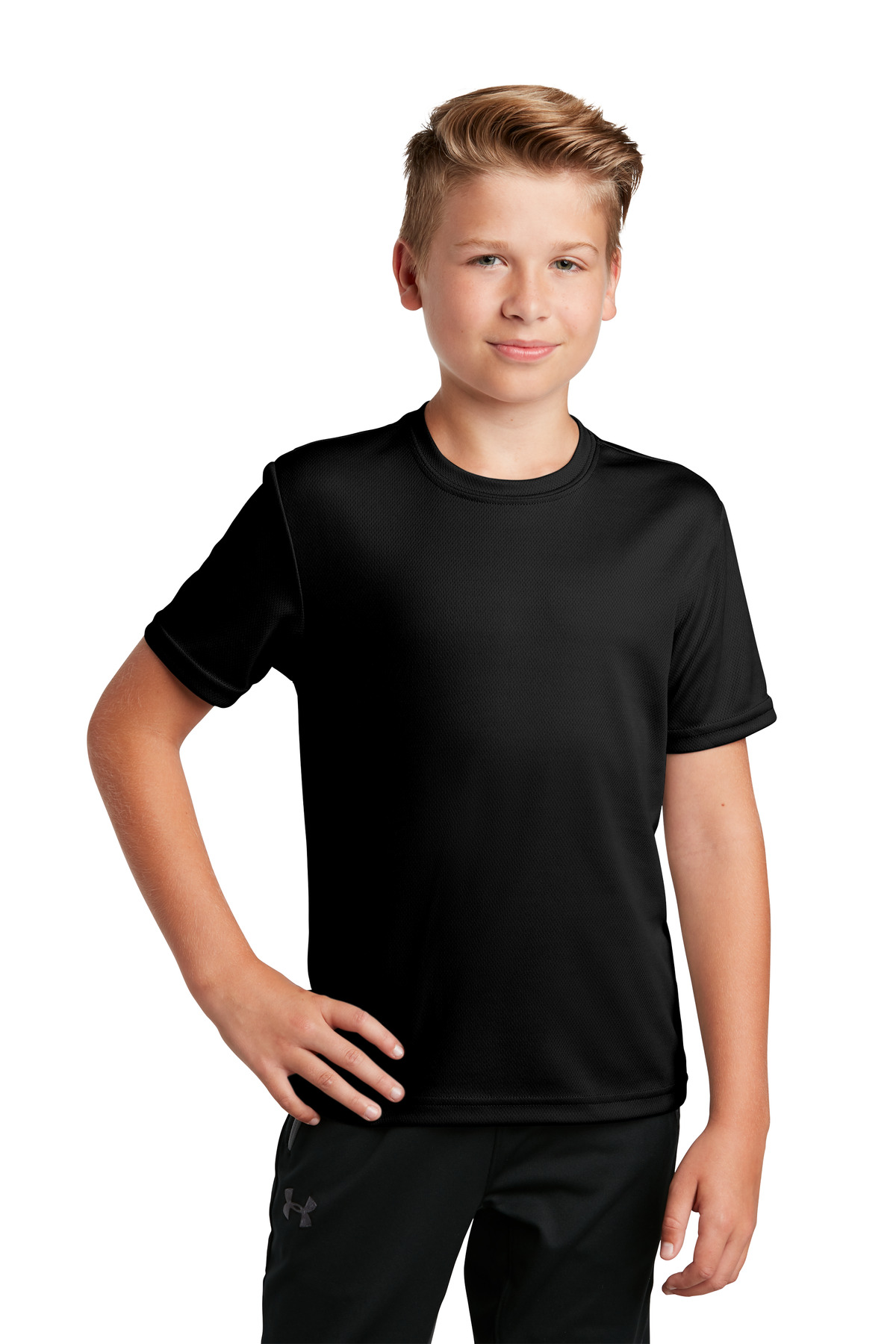 Sport-Tek Activewear Youth T-Shirts for Hospitality ® Youth PosiCharge® RacerMesh® Tee.-Sport-Tek