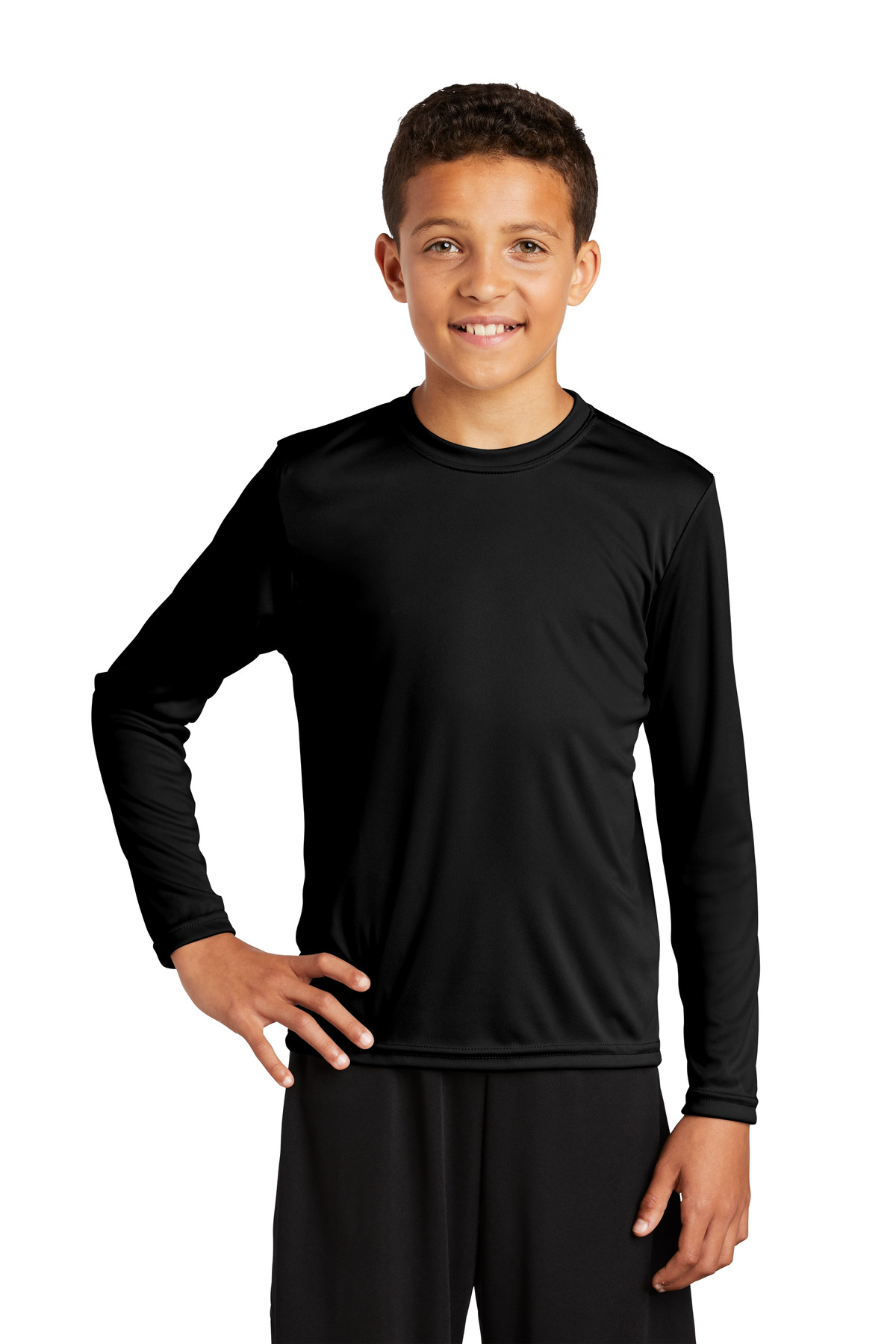 Sport-Tek Activewear Youth T-Shirts for Hospitality ® Youth Long Sleeve PosiCharge® Competitor Tee.-Sport-Tek