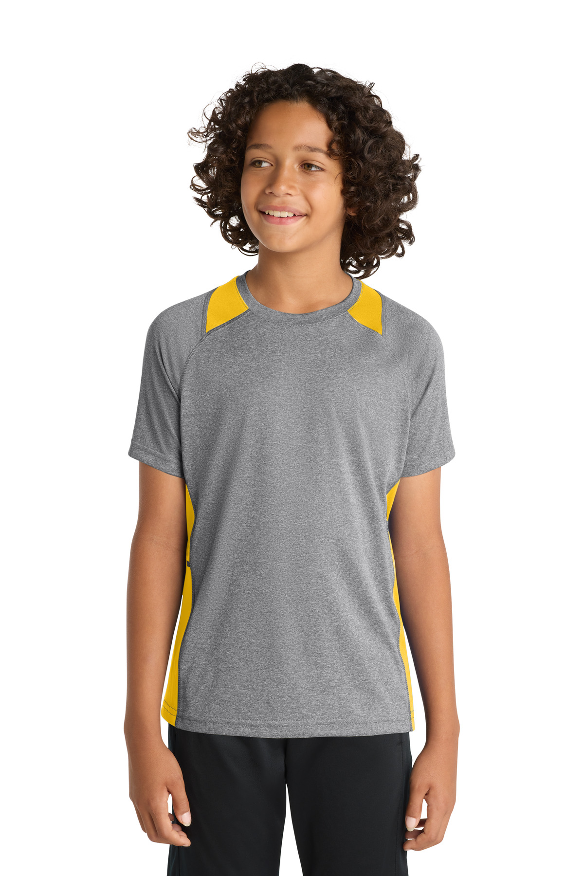 Sport-Tek ®  Youth Heather Colorblock Contender   Tee. YST361