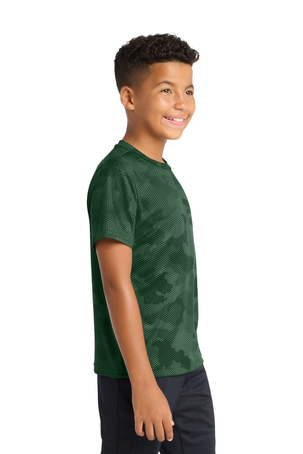 Sport-Tek Youth CamoHex Tee. YST370