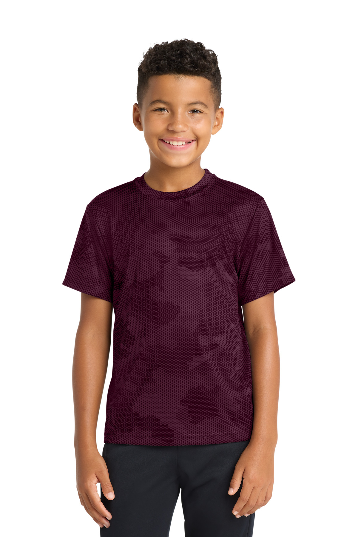 Sport-Tek Youth CamoHex Tee. YST370