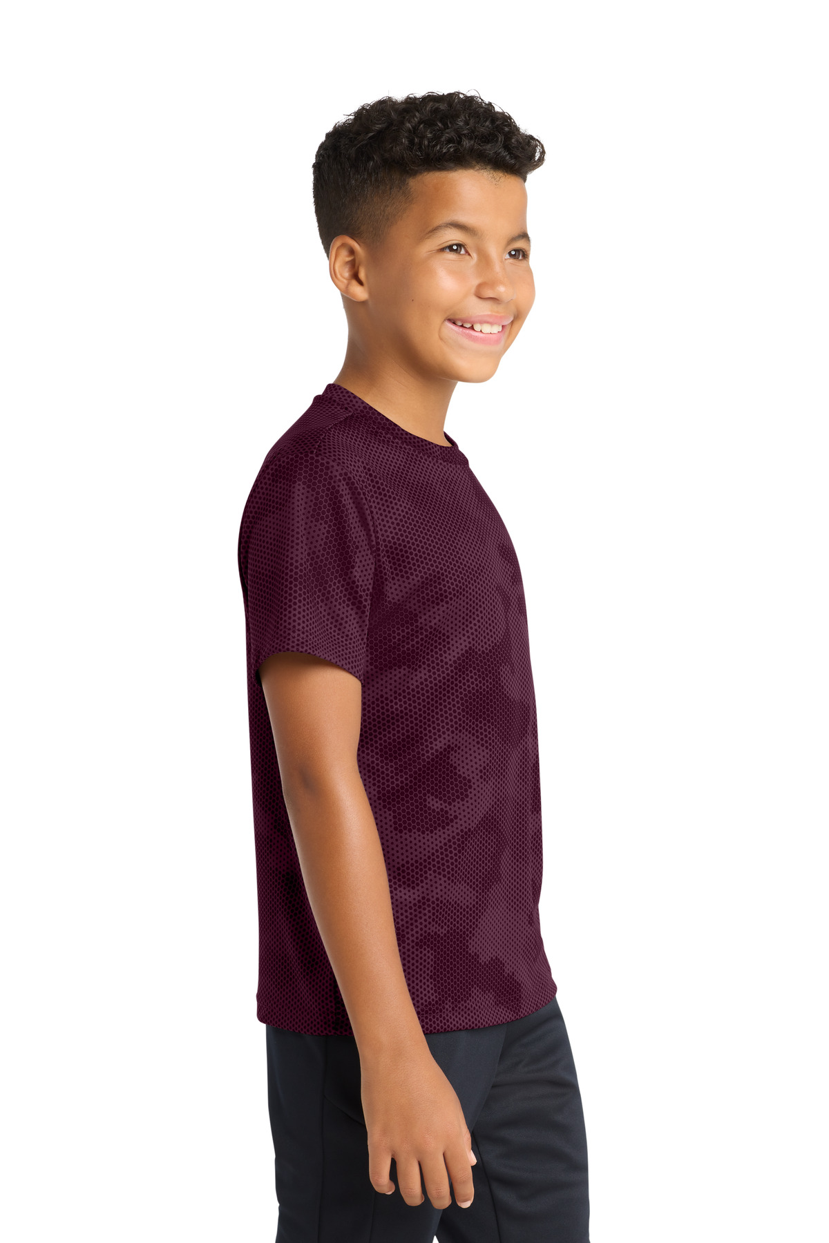 Sport-Tek Youth CamoHex Tee. YST370