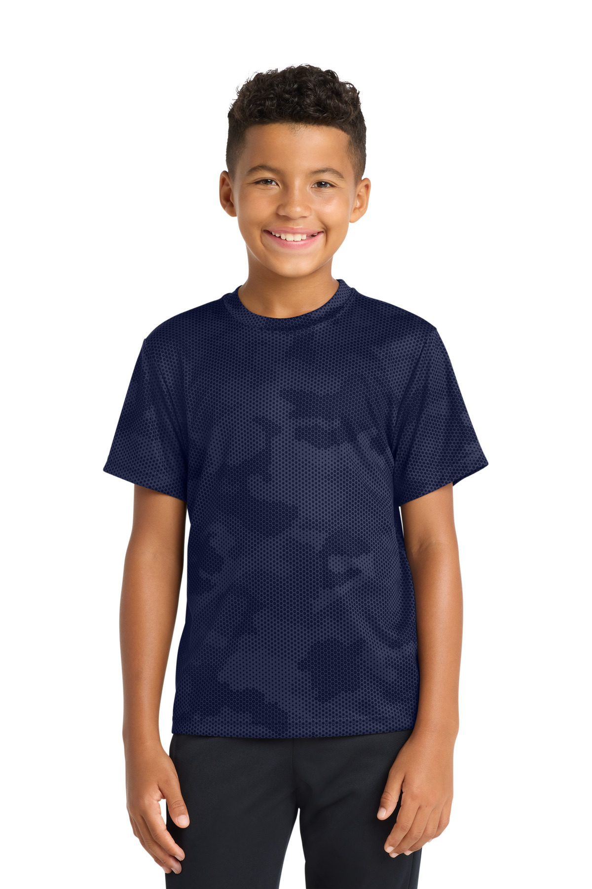 Sport-Tek Youth CamoHex Tee. YST370