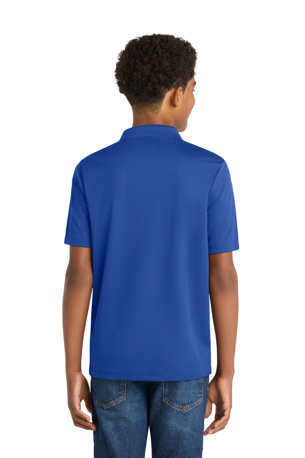 Sport-Tek Youth PosiCharge RacerMesh Polo. YST640