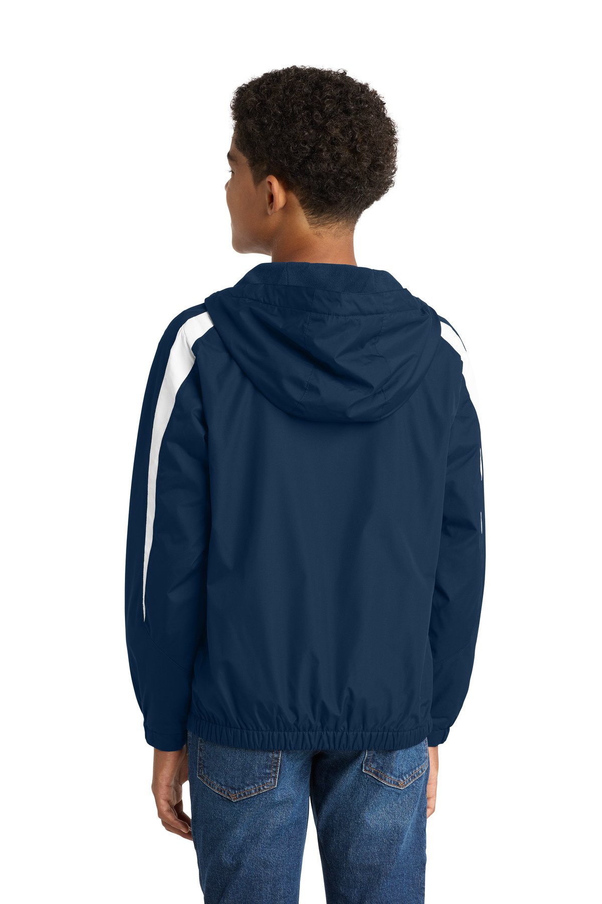Sport-Tek Youth Fleece-Lined Colorblock Jacket. YST81