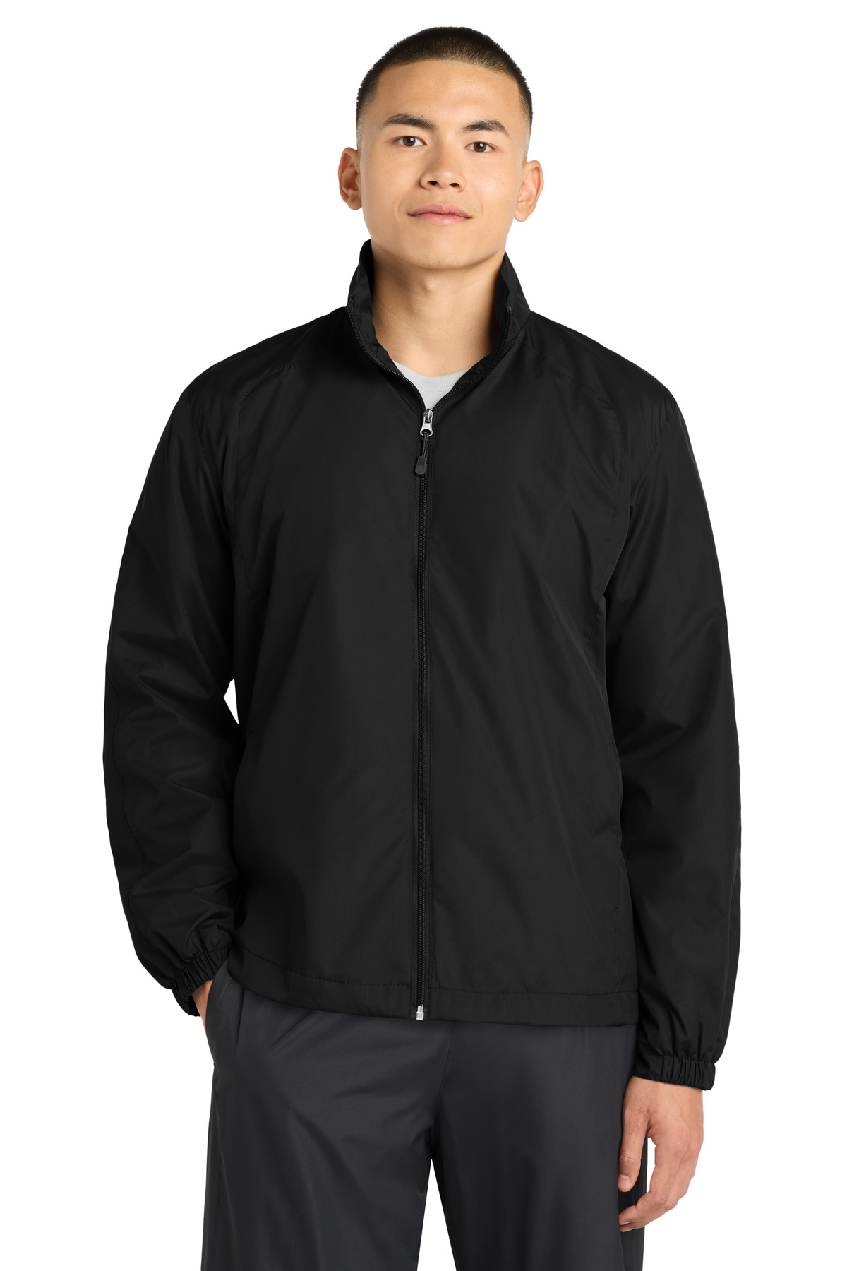 Sport-Tek Full-Zip Wind Jacket-Sport-Tek