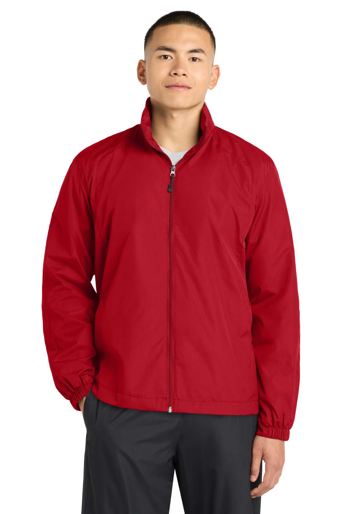 Sport-Tek ® Full-Zip Wind Jacket. JST70 - True Red