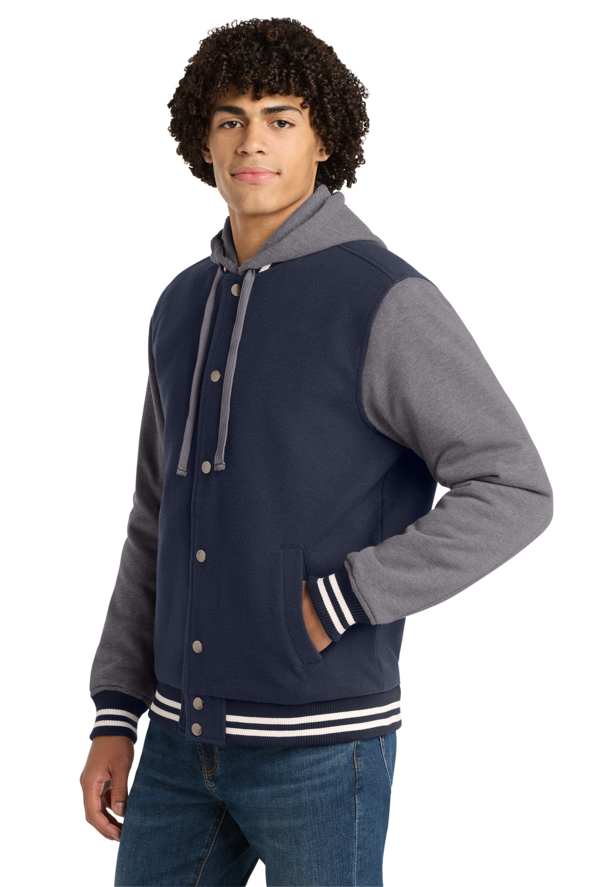 Sport-Tek Insulated Letterman Jacket. JST82