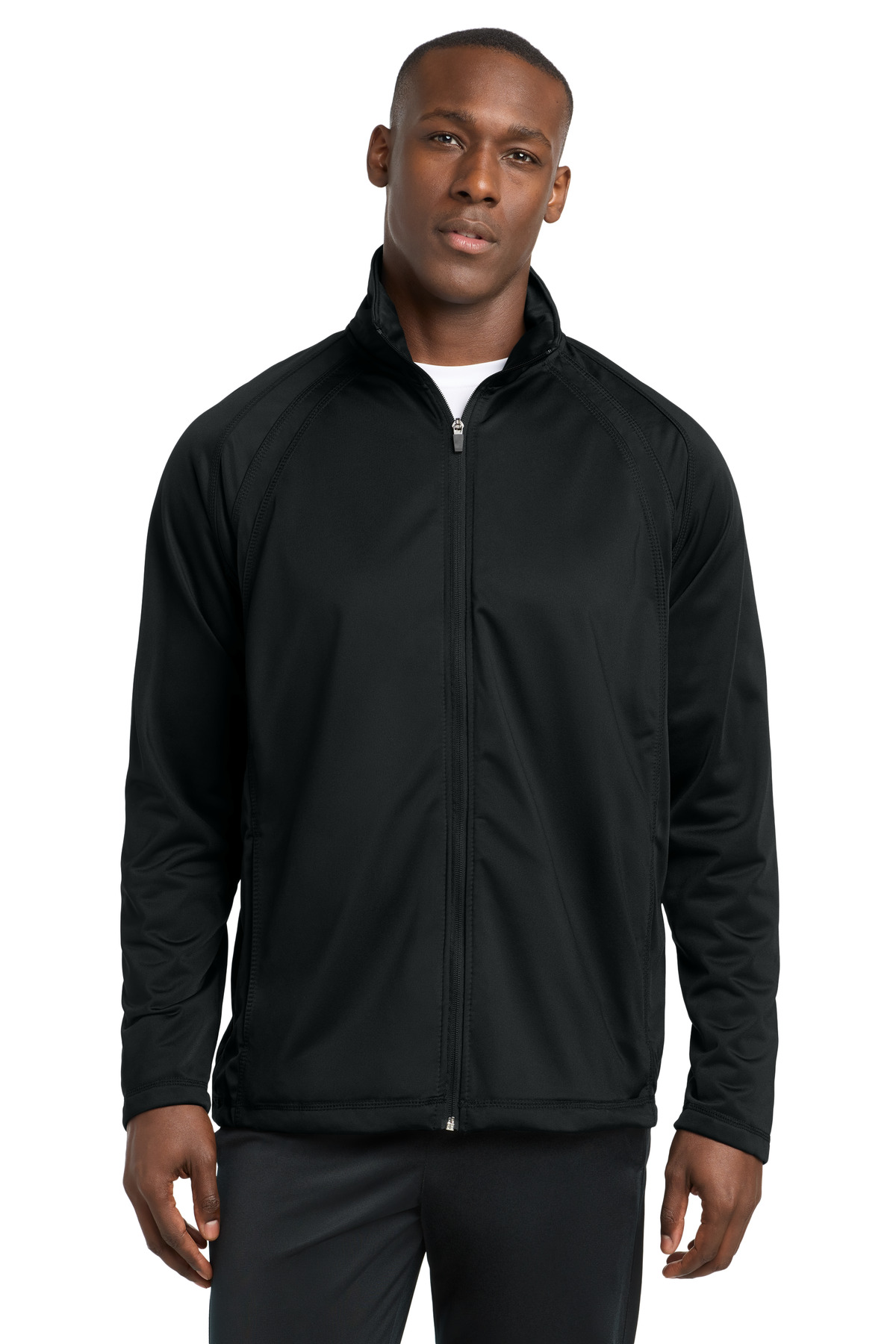Sport-Tek Tricot Track Jacket-Sport&#45;Tek