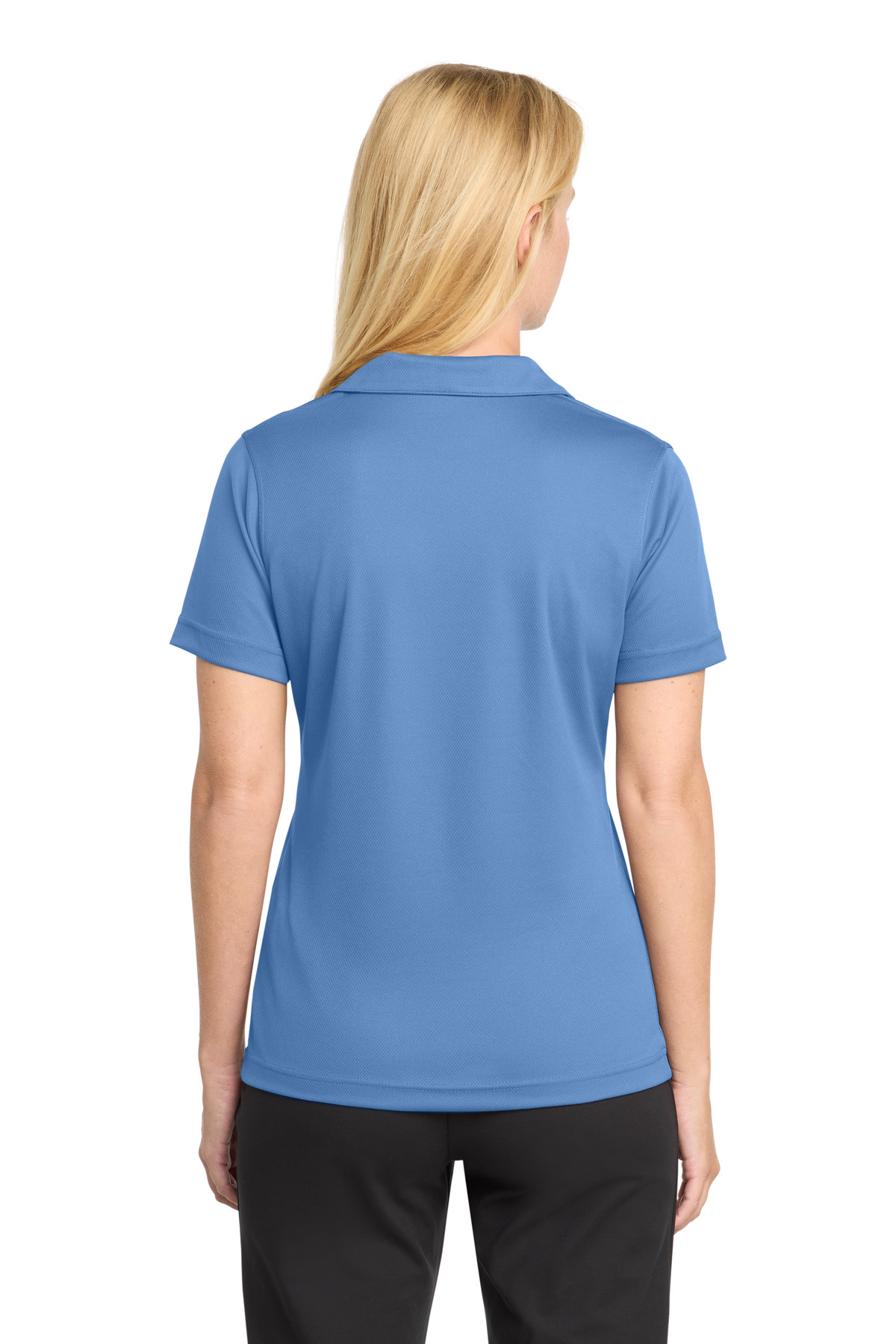 Sport-Tek Women's Dri-Mesh V-Neck Polo. L469