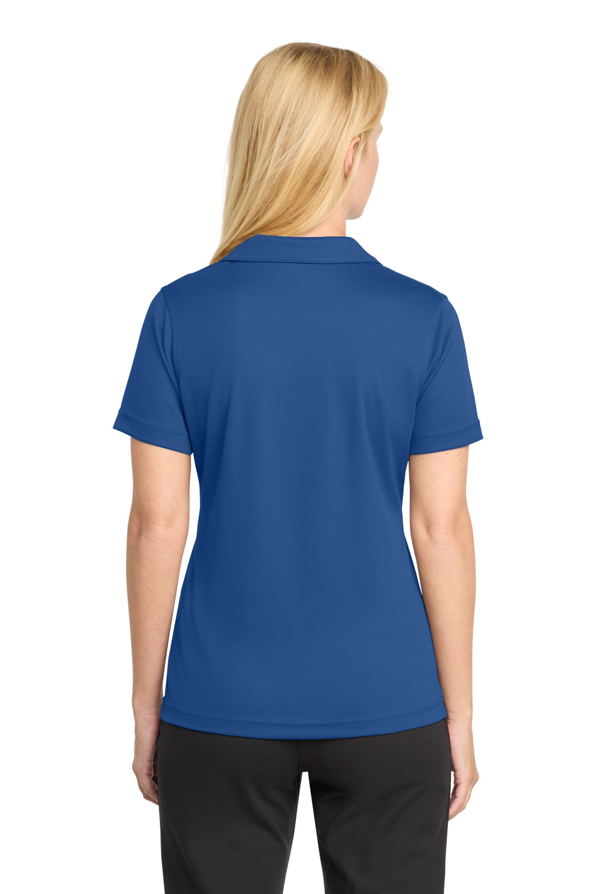 Sport-Tek Women's Dri-Mesh V-Neck Polo. L469