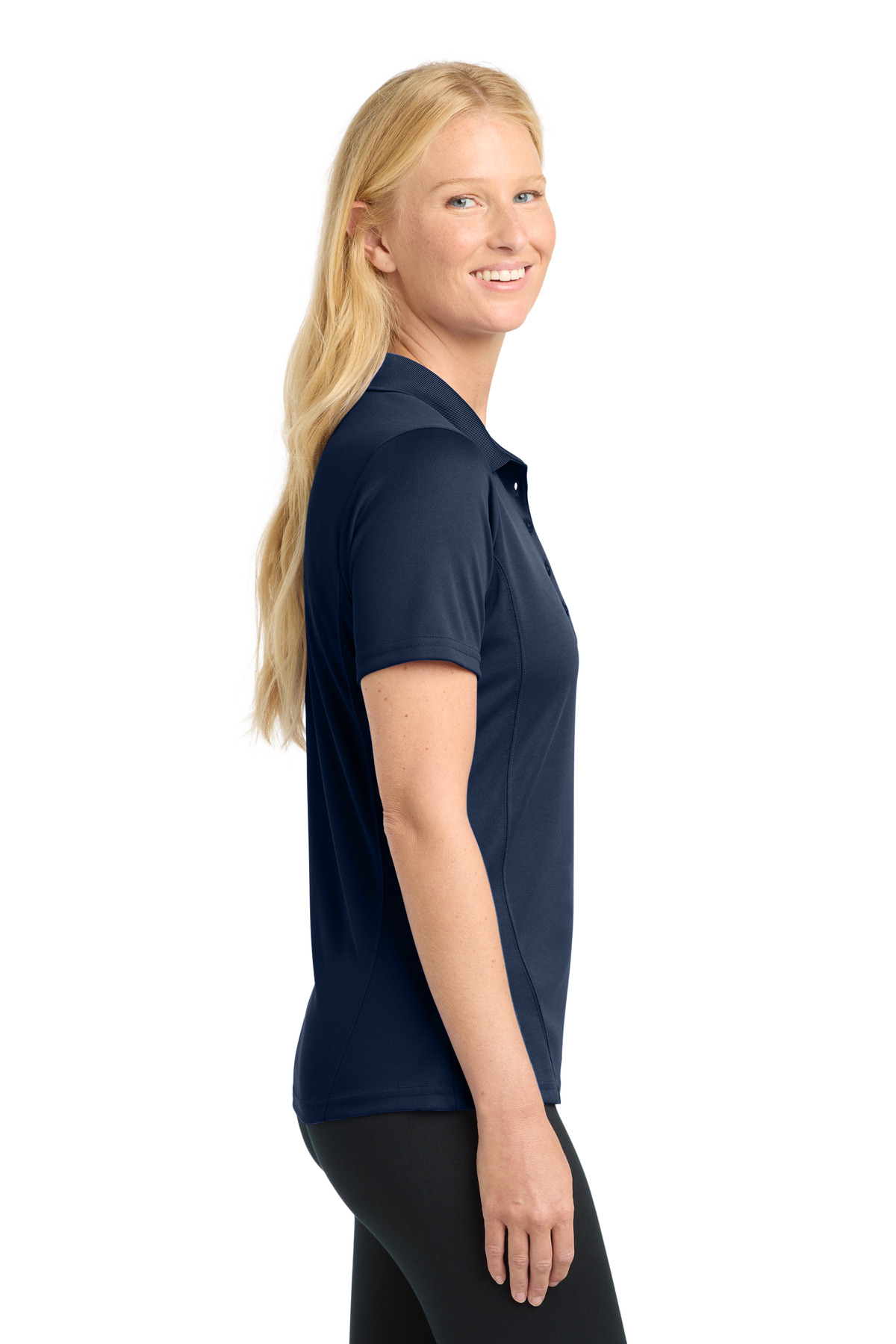Sport-Tek Women's Dry Zone Raglan Accent Polo. L475