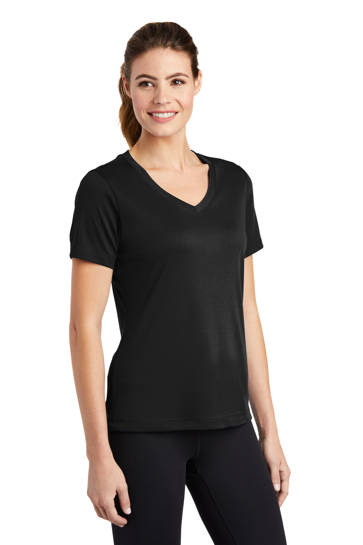 Sport-Tek Women's PosiCharge Competitor V-Neck Tee. LST353