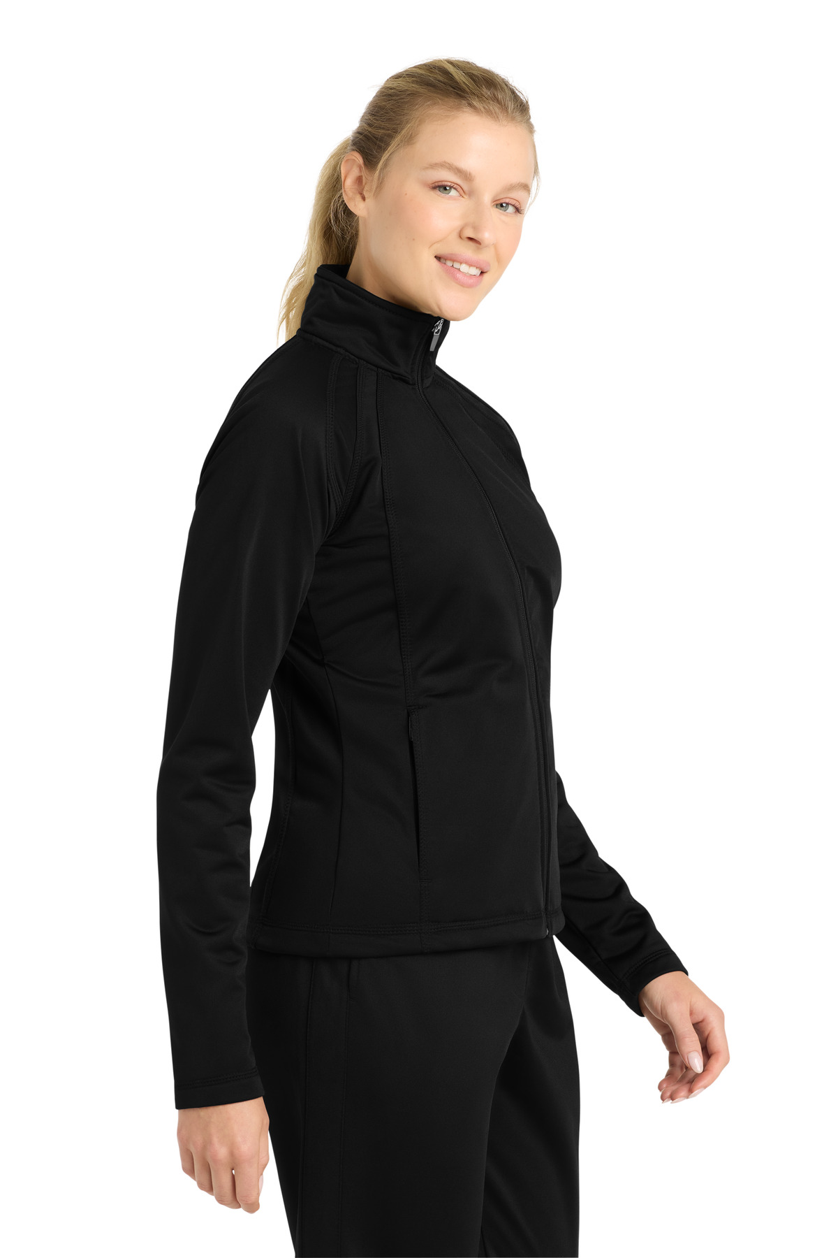 Sport-Tek Women's Tricot Track Jacket. LST90